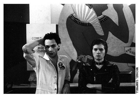 Melba Toast (Tommy Gear) and Penelope in Seattle, circa 1975 - photo by Michael Campbell