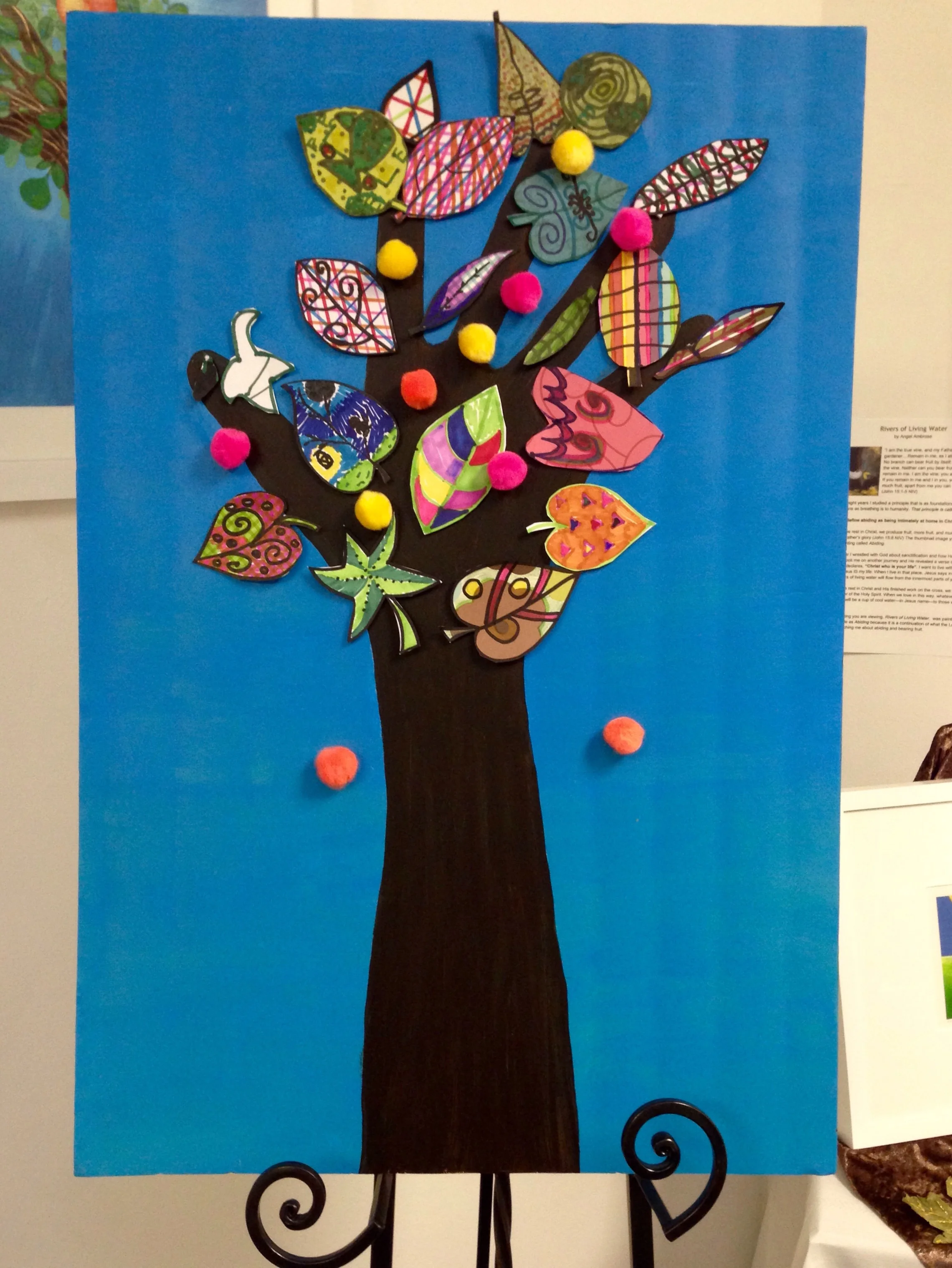 The finished Community Tree Project. Awesome! 
