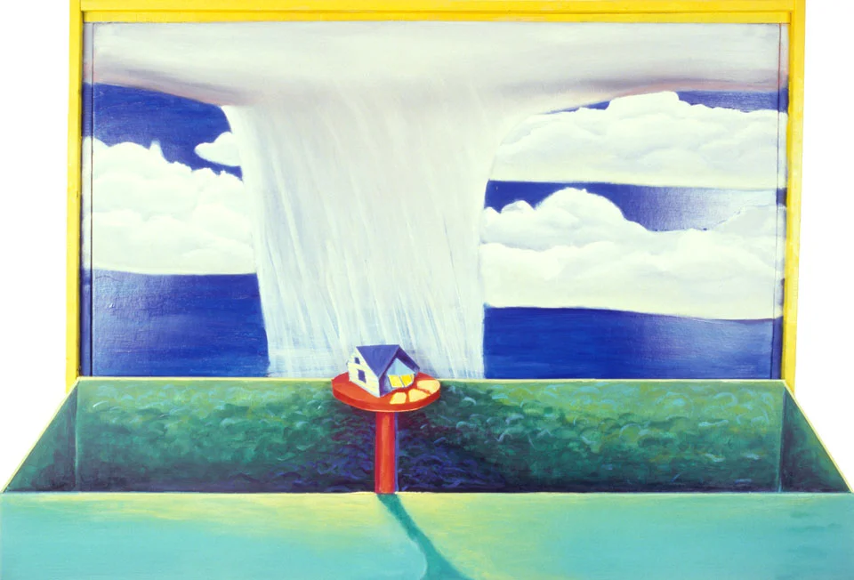 Spiritual House by Angel Ambrose, from my BFA show 1985 at Illinois State University