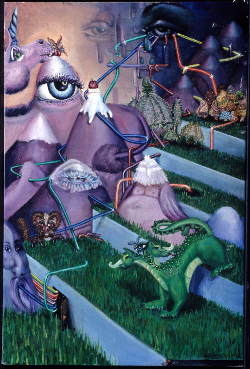 The Dream. Painted while I was in high school, during a summer art program for youth, at ISU.