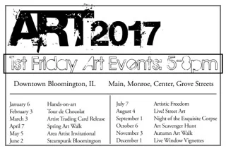 2017 Downtown Bloomington, IL First Fridays: F1rst Fr1days!