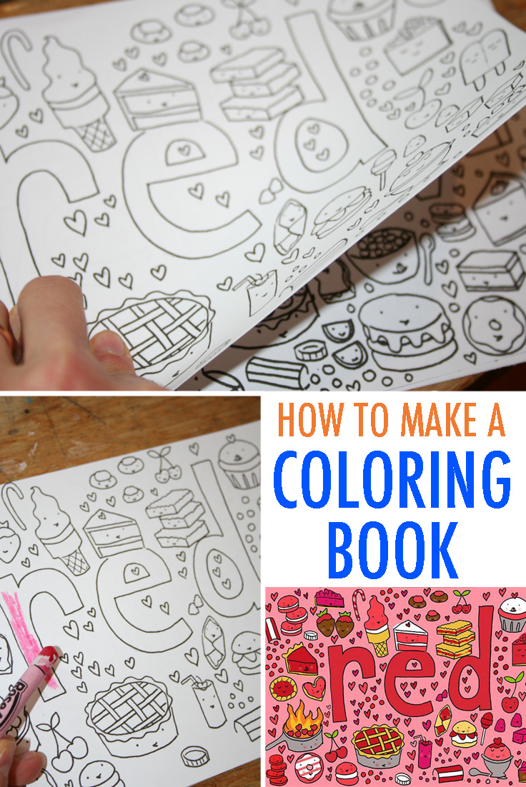 Fun for Kids and Adults How to Make Coloring Book Pages — Jessie ...
