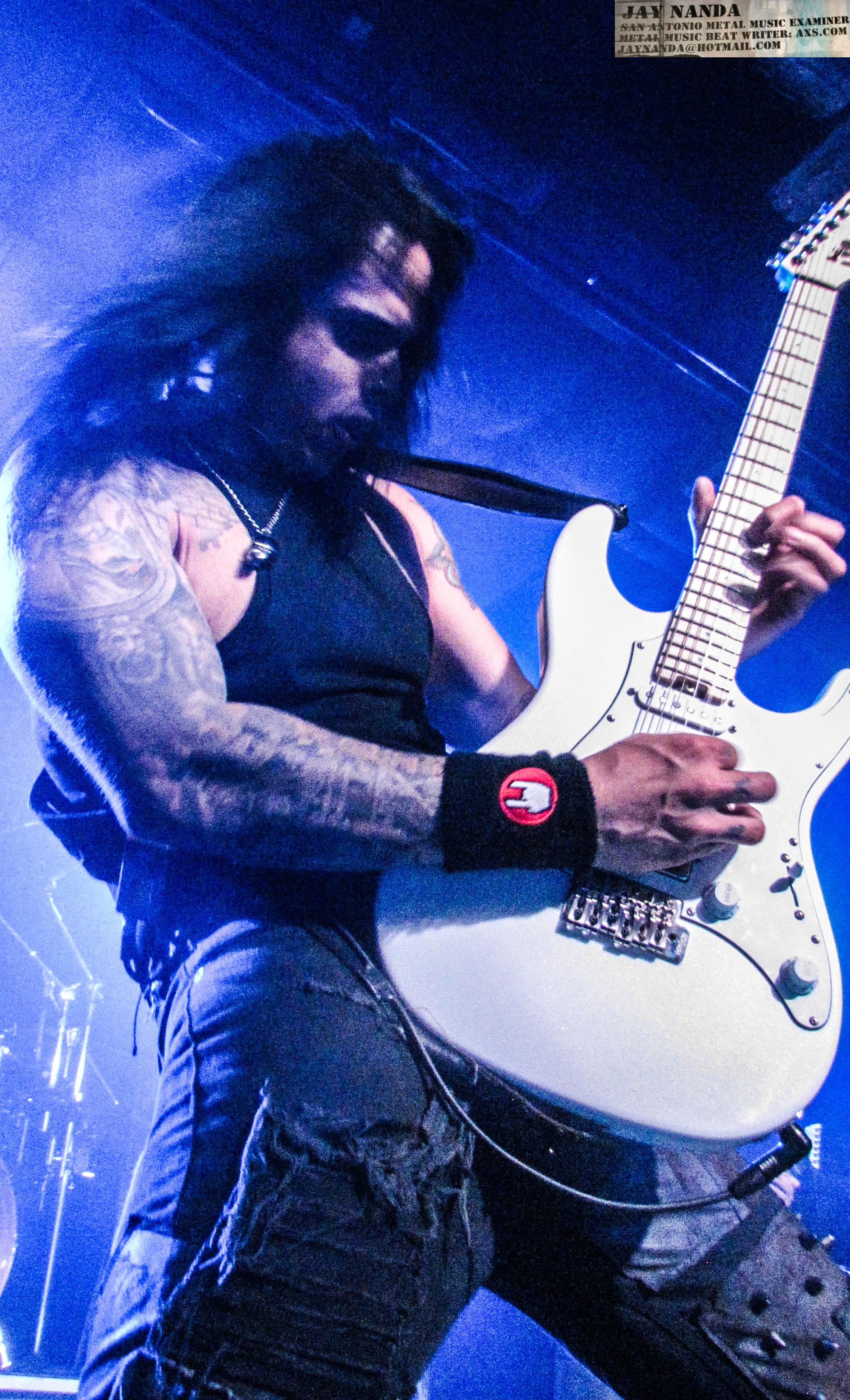 Hudson rips into a solo.