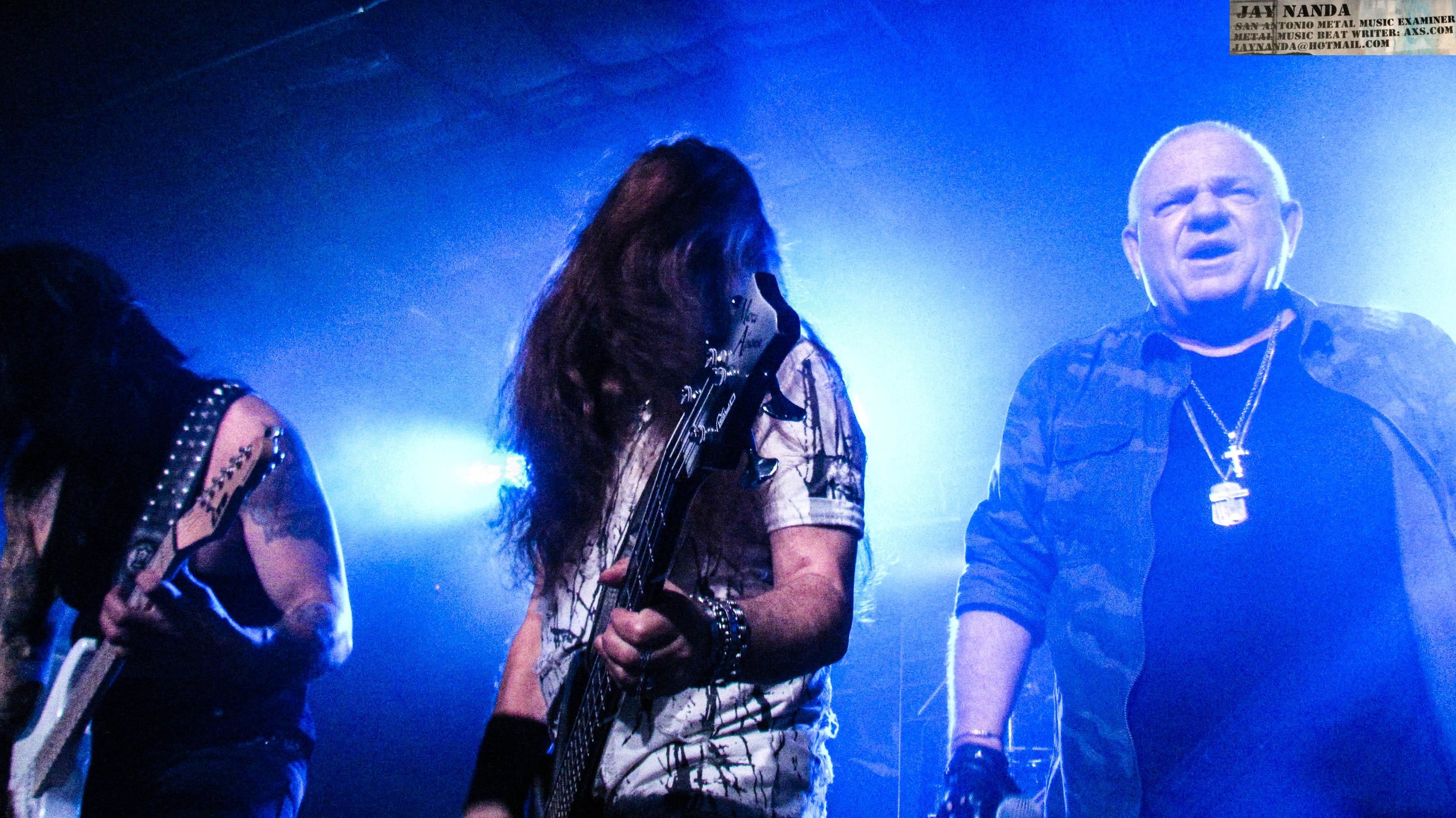 Hudson (from left), Wienhold and Udo do their thing.
