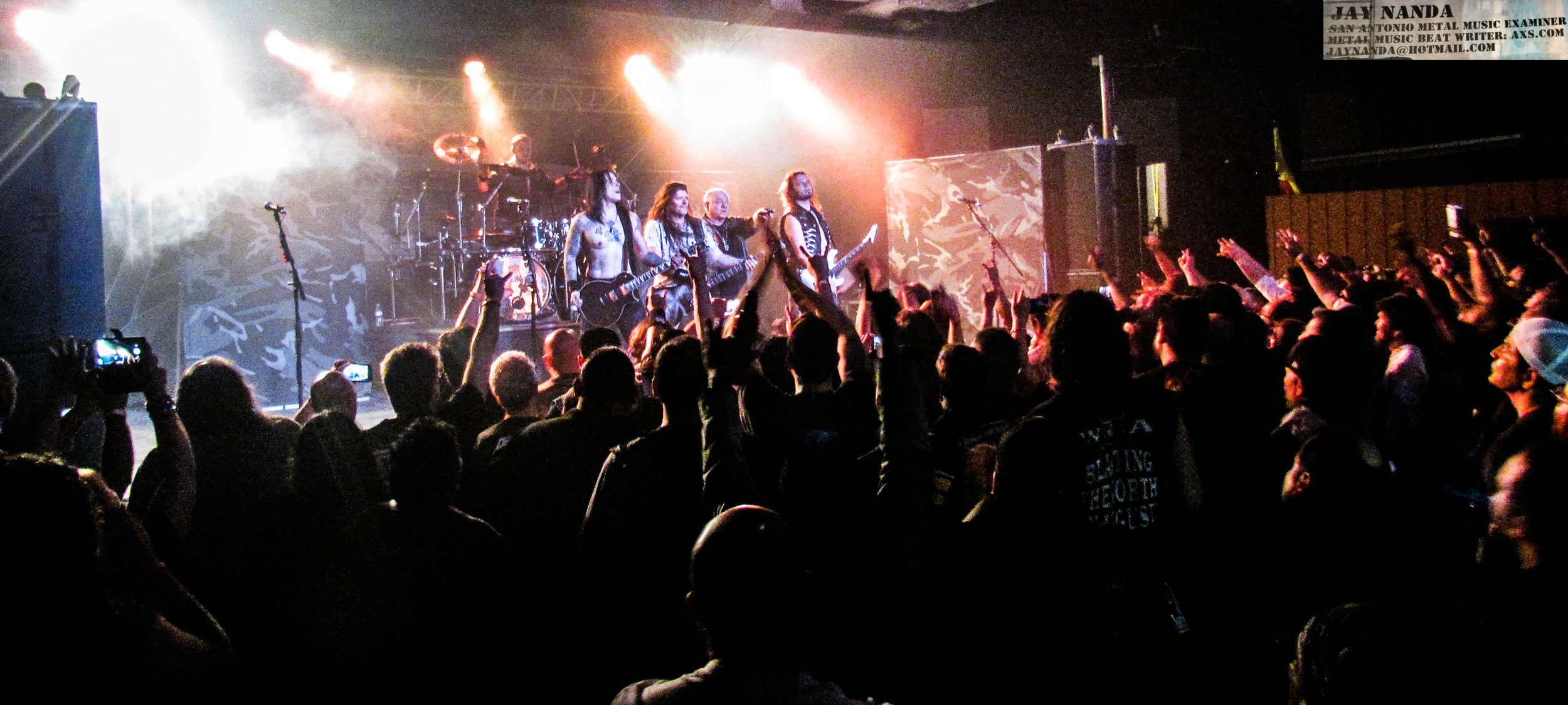 The Rock Box shows the band its approval.