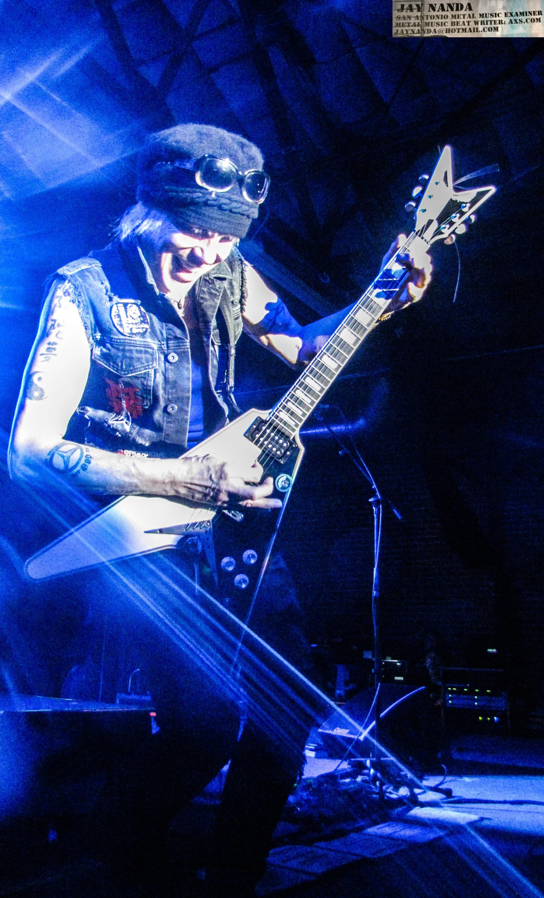 Schenker rips into a solo.