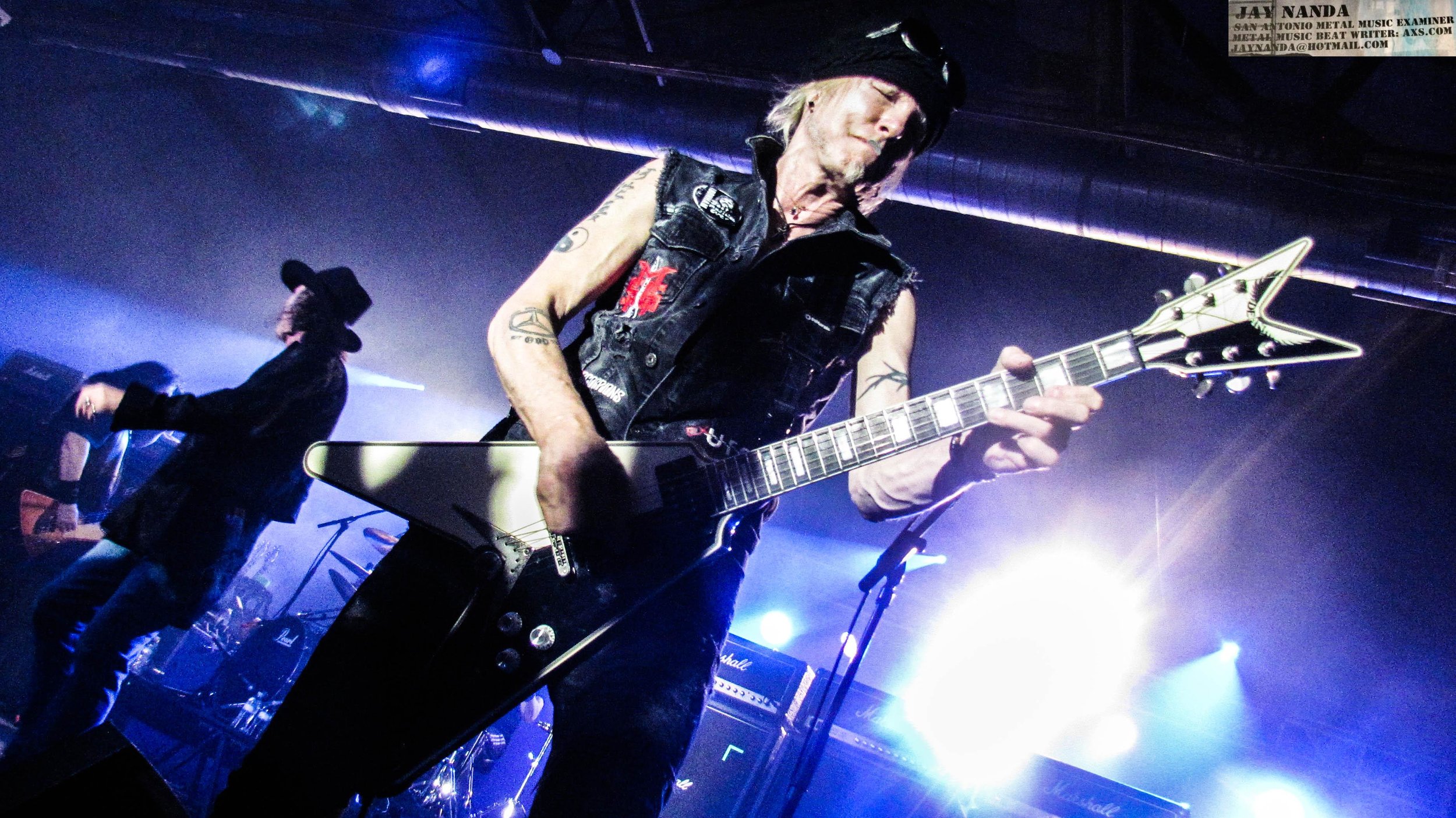  Schenker only played one Scorpions track on the night, his 1979 instrumental "Coast to Coast," ATM footage of which is contained within. 