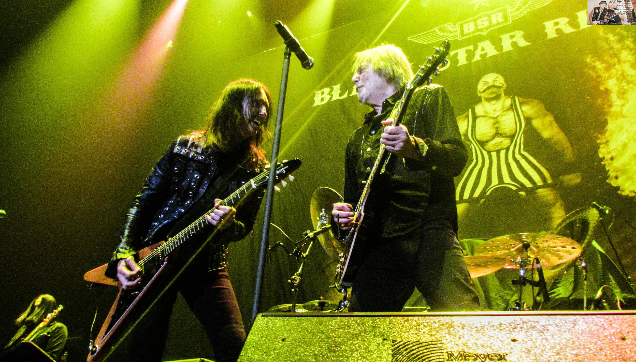 Damon Johnson (left) and Scott Gorham, who has been Thin Lizzy’s guitarist since 1974 until the band morphed into Black Star Riders in 2012, handle the axes.