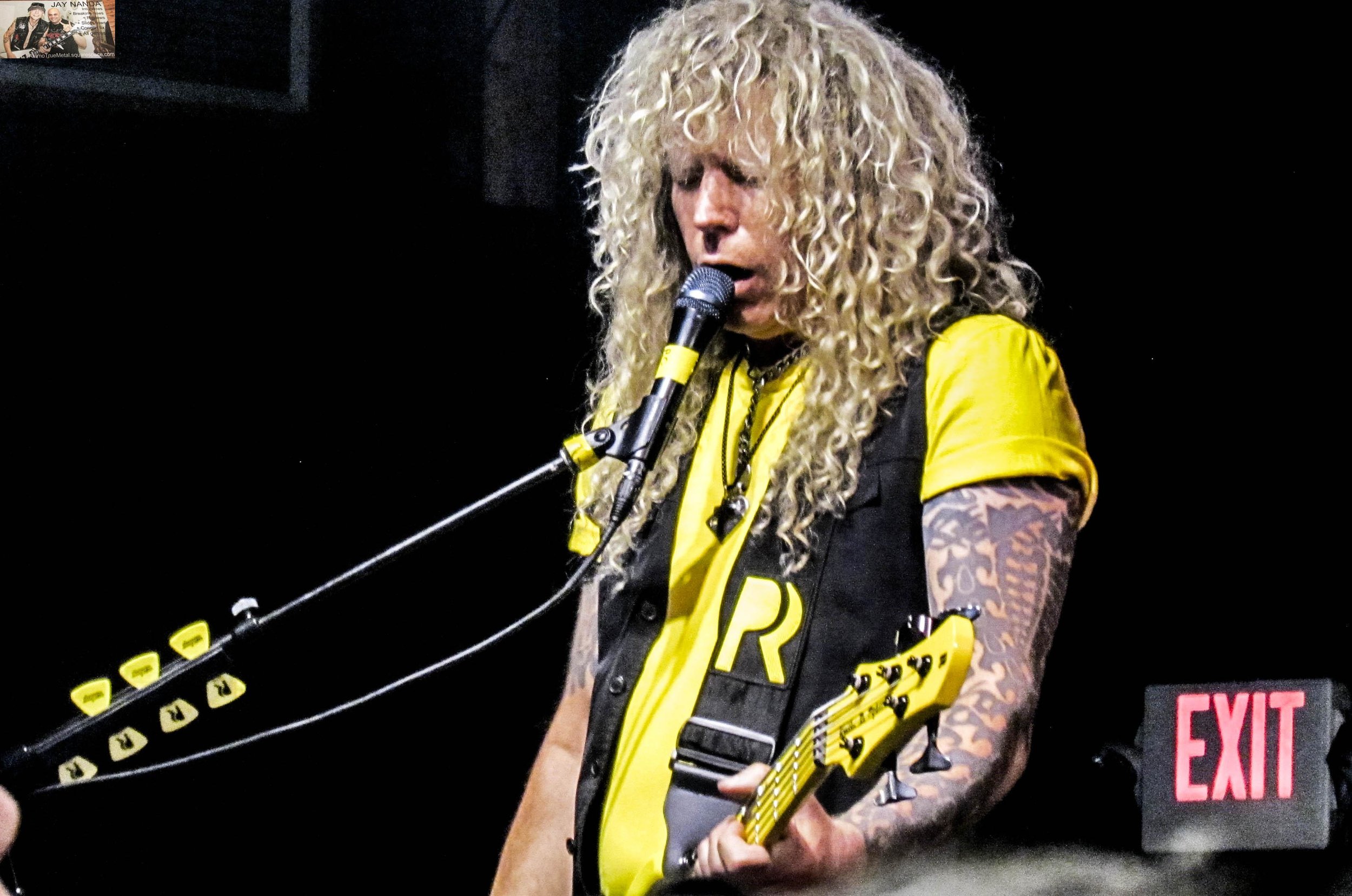  New bassist Perry Richardson, formerly of Firehouse, has just embarked on his first tour as a member of Stryper after replacing original member Tim Gaines.  