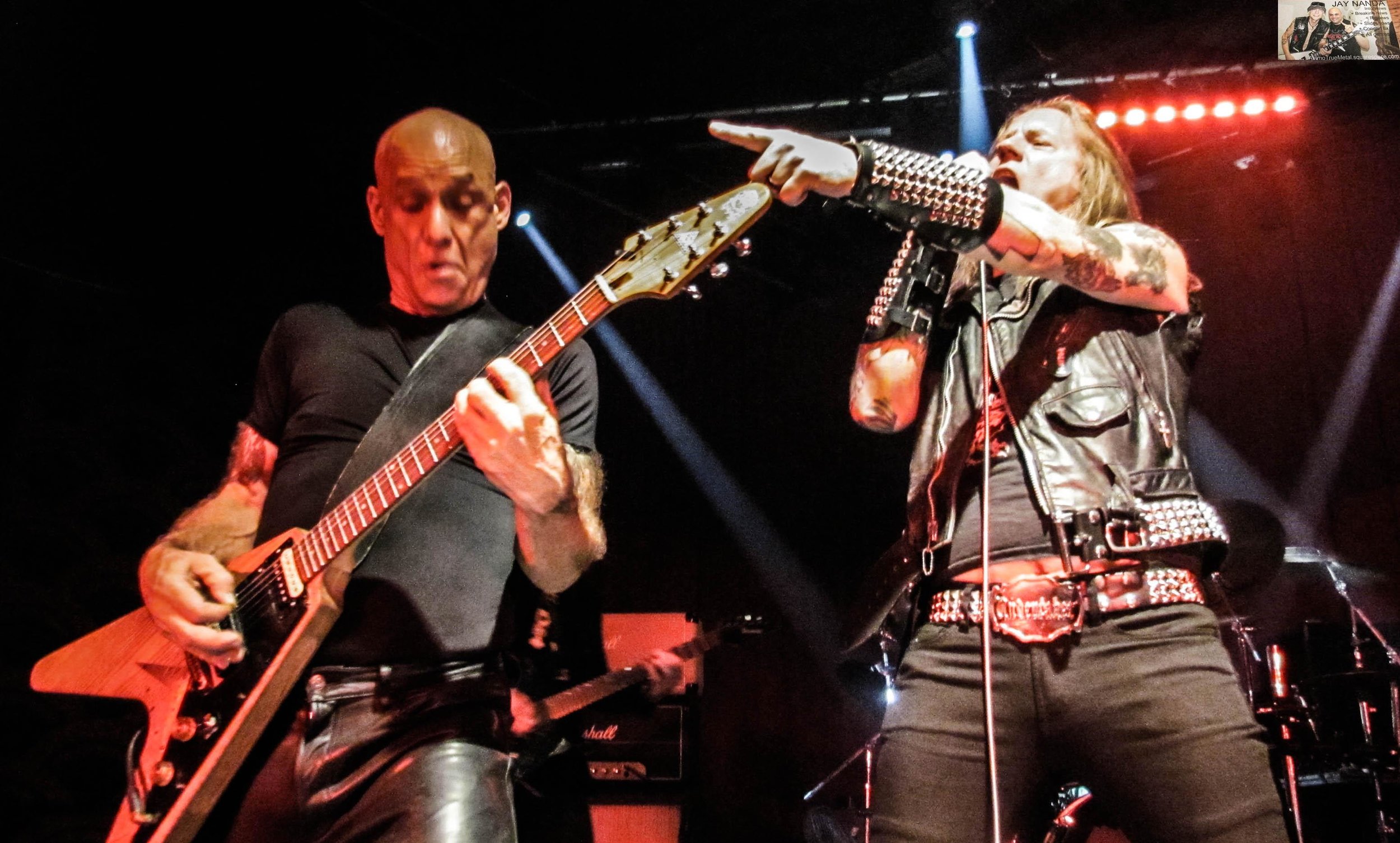  Catlin provides guitar work while Jason McMaster, singer of Watchtower, Dangerous Toys, Broken Teeth, Evil United and Ignitor, cranks out his vocals. 