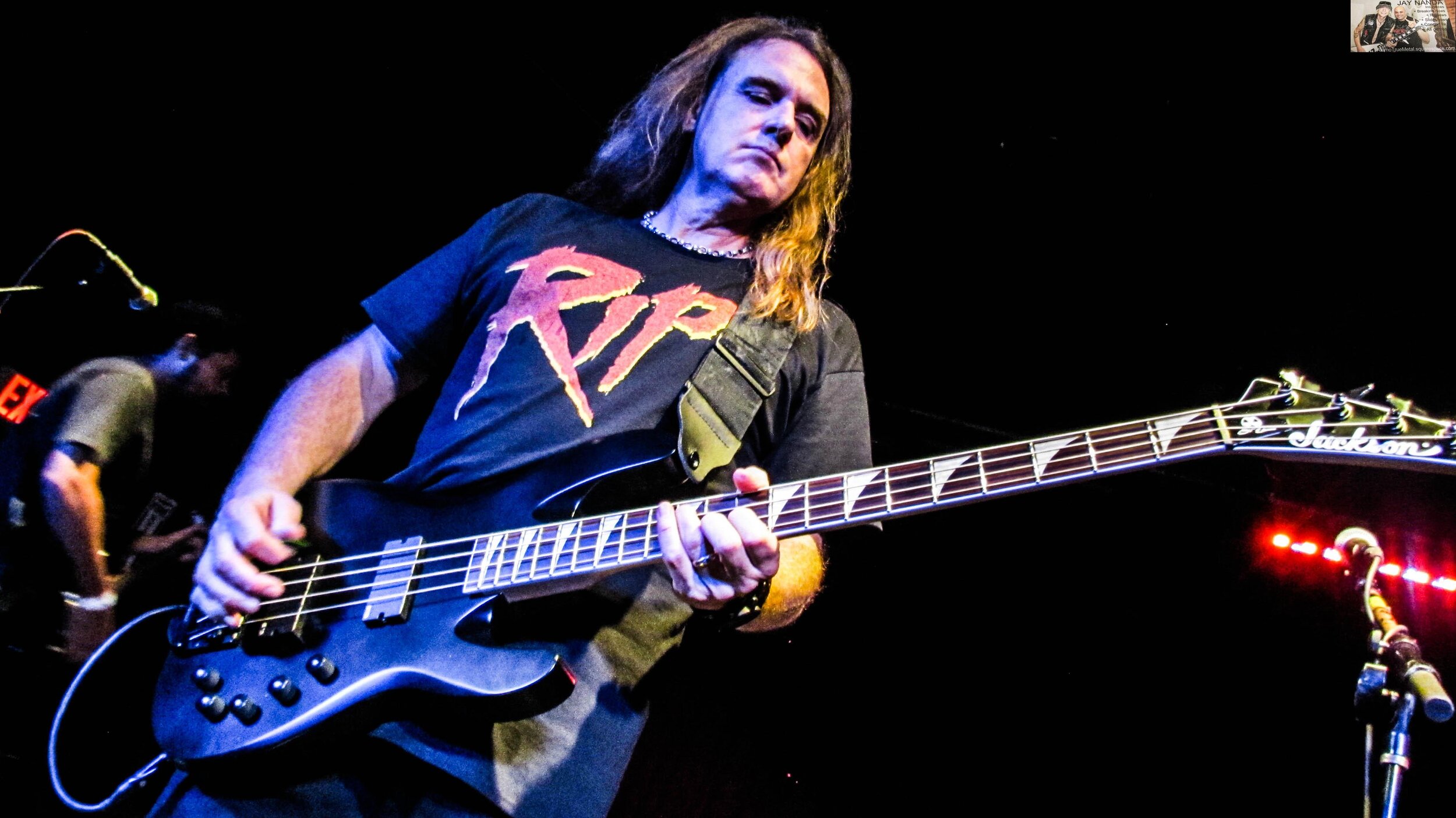  Ellefson performs during his Basstory gathering in 2018 at Fitzgerald’s. 