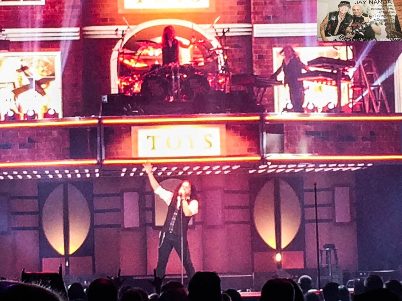  Soto sings with Trans-Siberian Orchestra over Christmas 2018 at the AT&amp;T Center. 