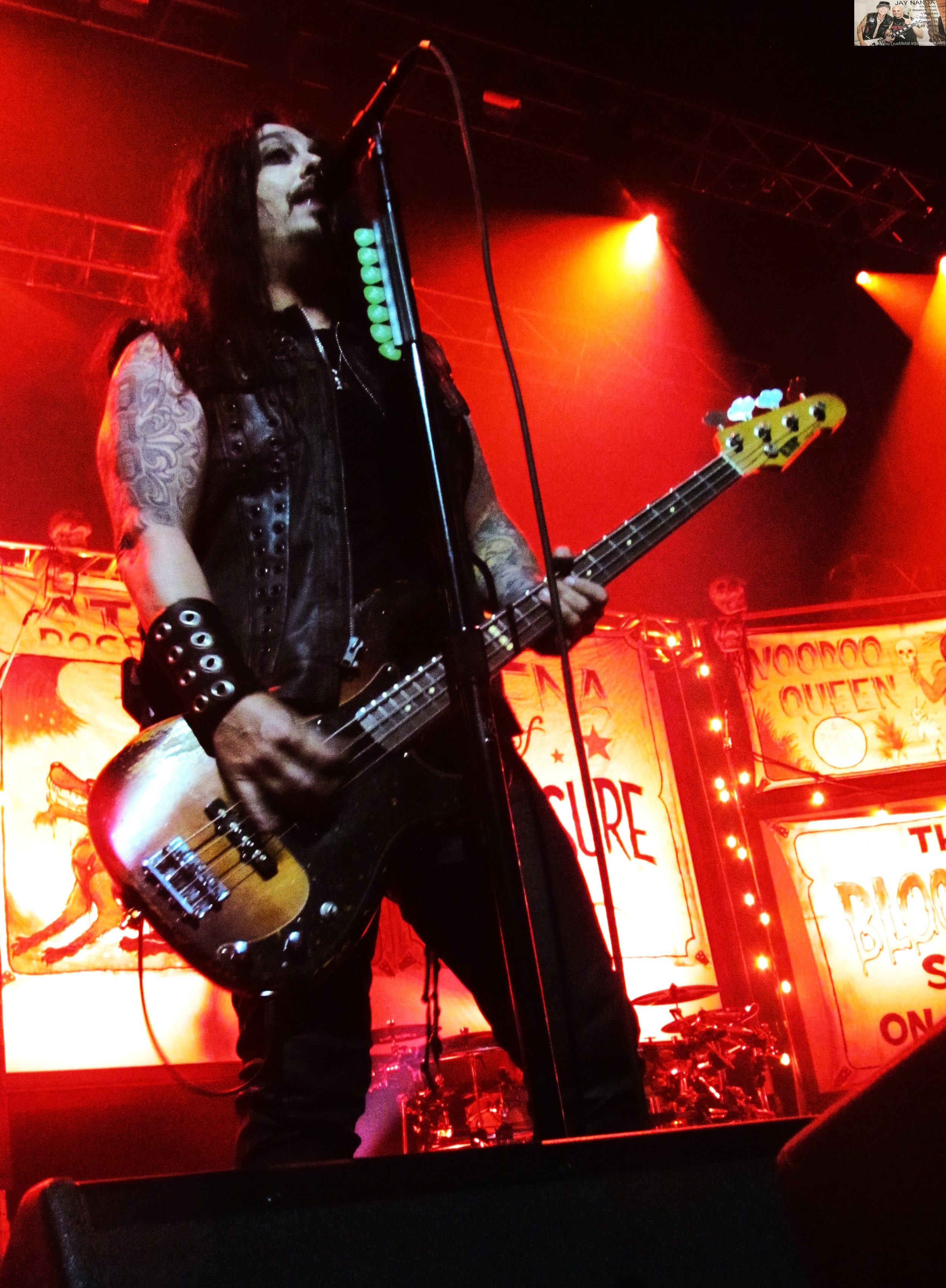  Mike Duda has been playing bass in W.A.S.P. for the past 26 years.  