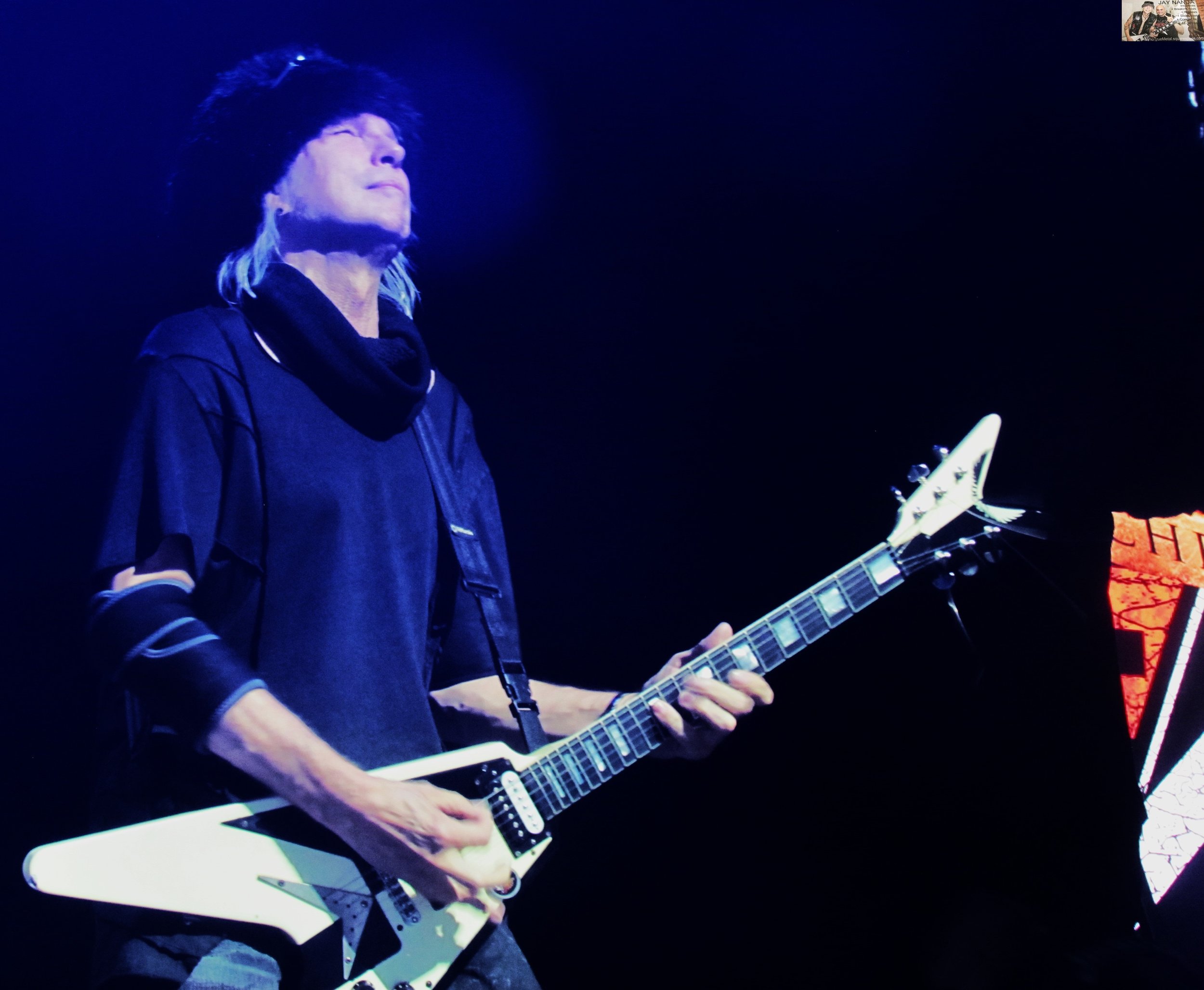  Michael Schenker celebrated his 50th anniversary tour Friday night at Tech Port Center + Arena by providing direct support to W.A.S.P.’s 40th anniversary show (photos by Jay Nanda / Alamo True Metal).  