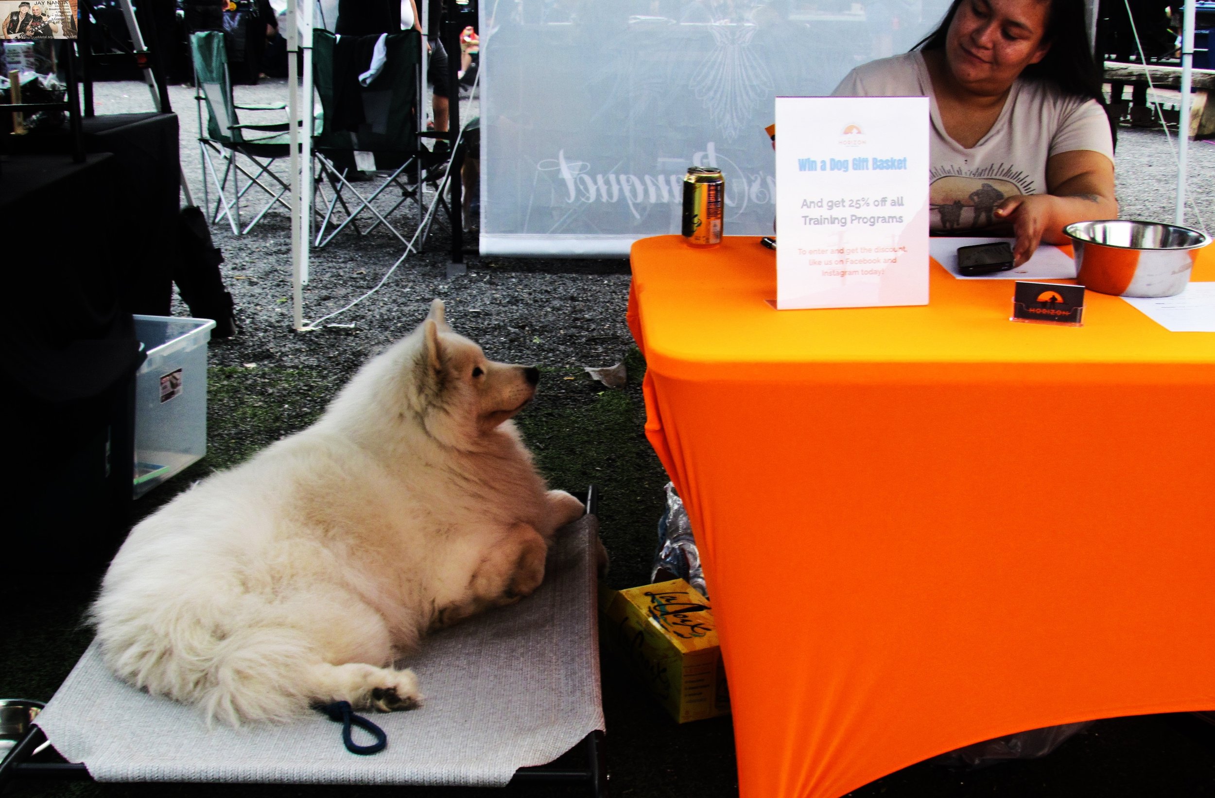  Horizon Dog Training was one of nearly 30 vendors on hand. 