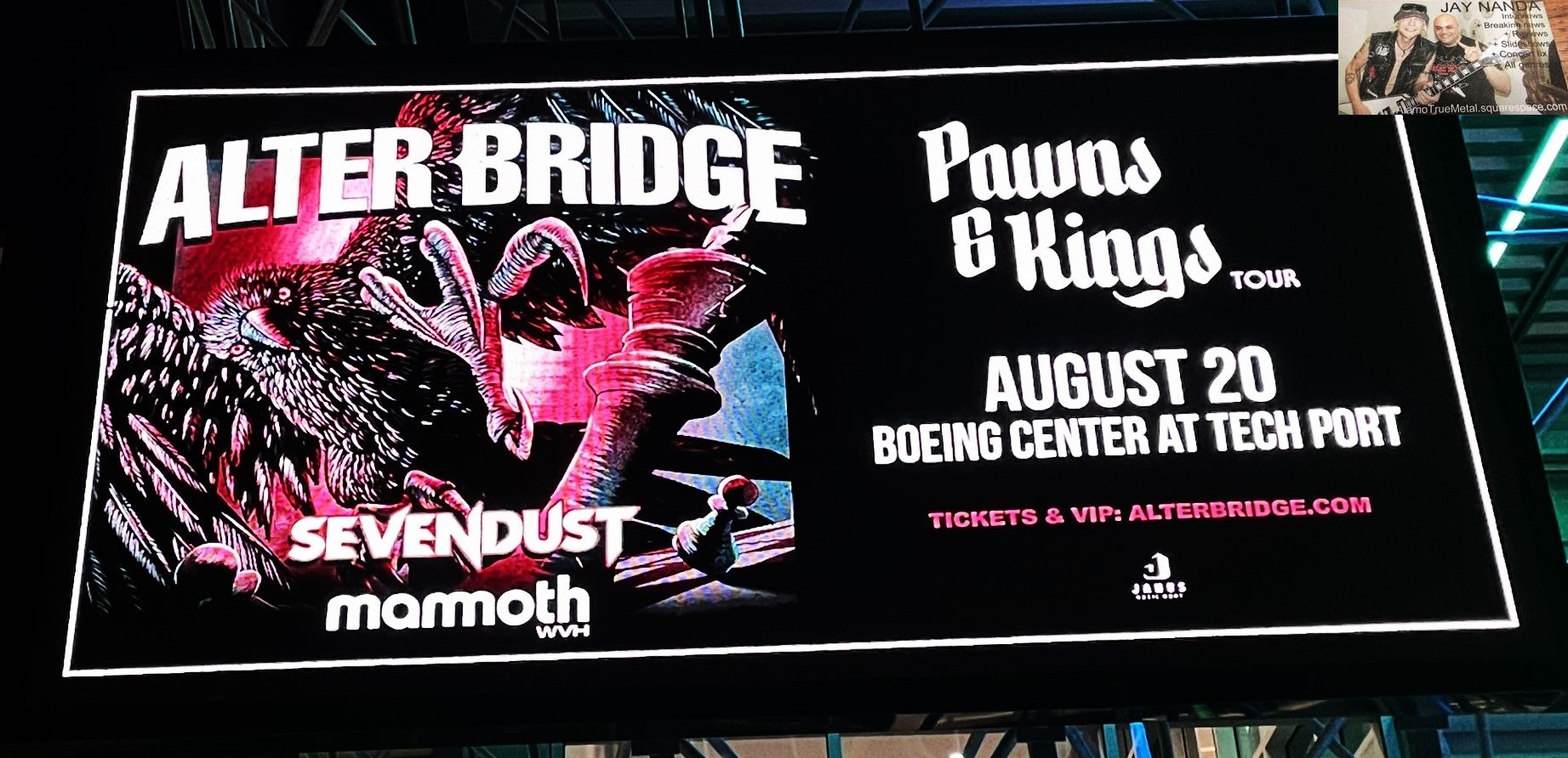 Alter Bridge, Sevendust And Mammoth Wvh - Pawns And Kings Tour 2023 Merch,  Alter Bridge Tour 2023