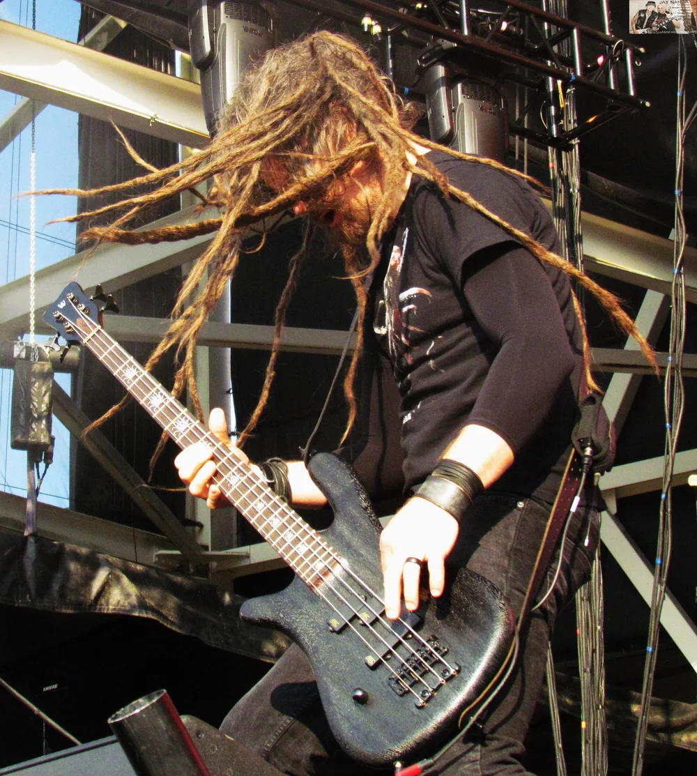  Sanders' bandmates in Hellyeah included Mudvayne vocalist Chad Gray and the late Vinnie Paul of Pantera and Damageplan. 