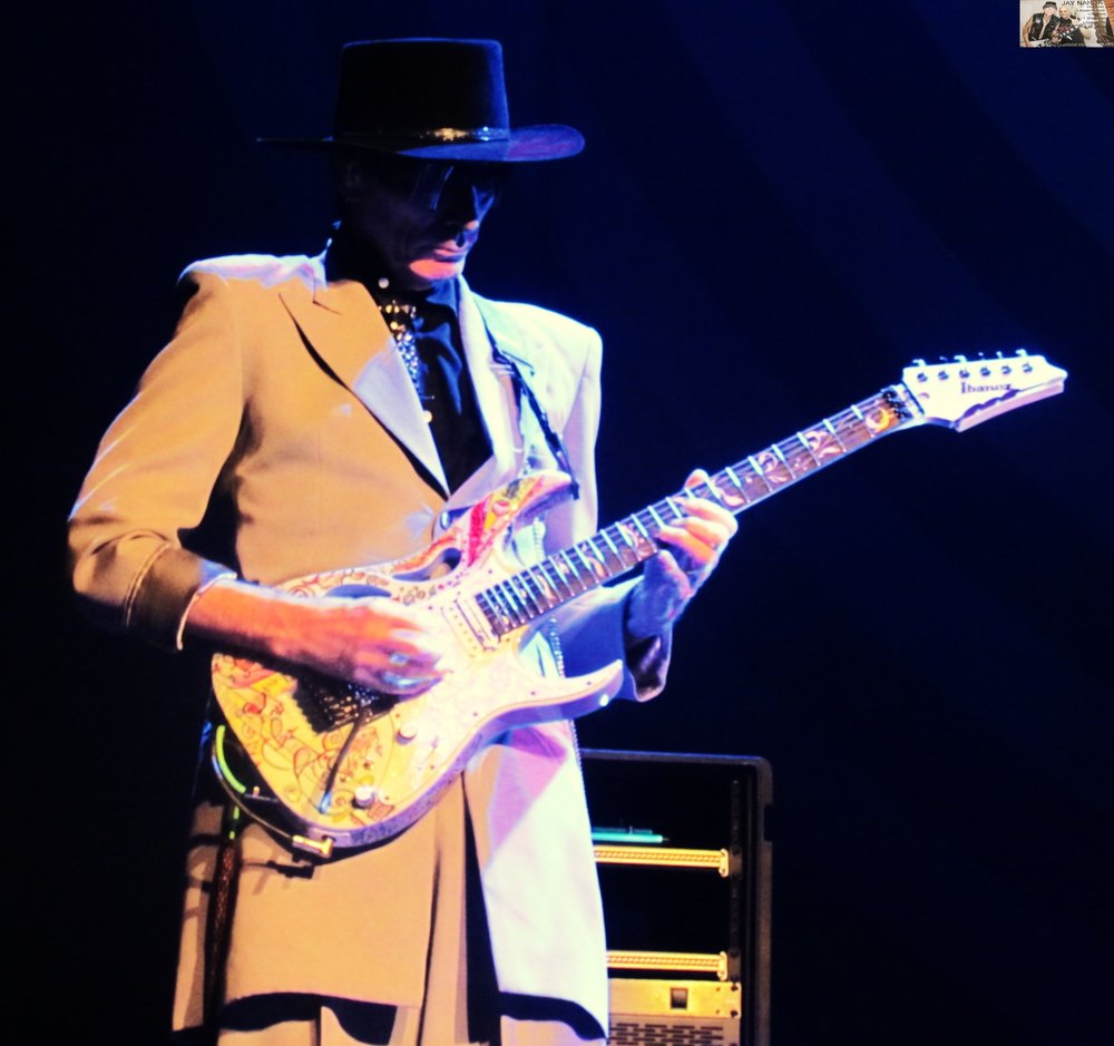  . . . Mr. Vai, who headlined the Aztec Theatre around the corner from the Majestic on Oct. 9, 2022. 