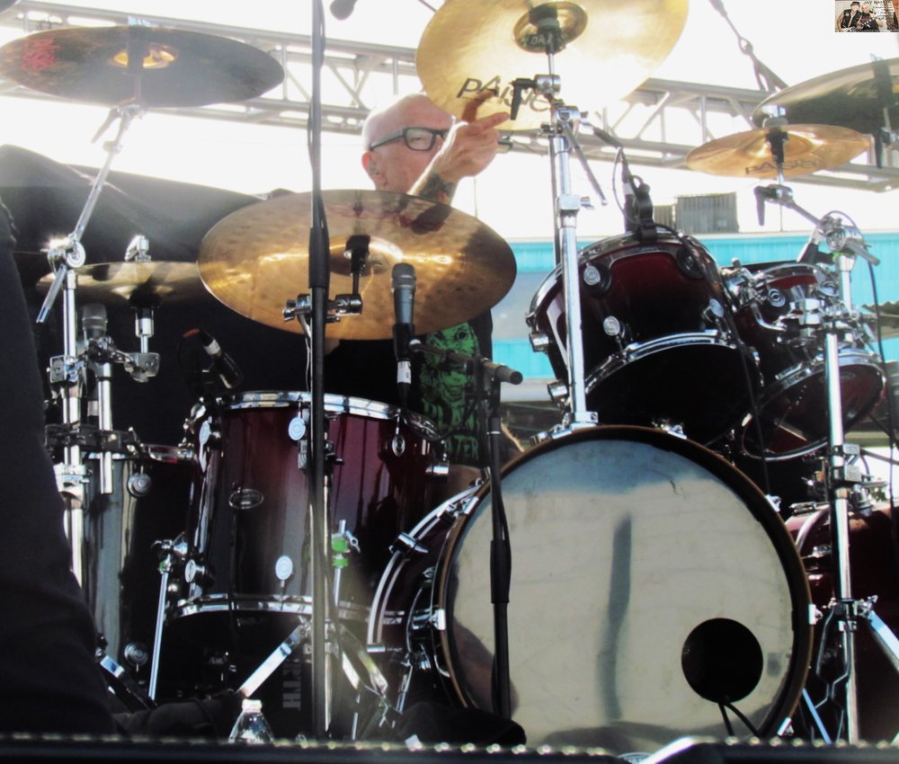  McClain went from the hot sun to the inside stage when he played at 7:25 p.m. with John Christ. 