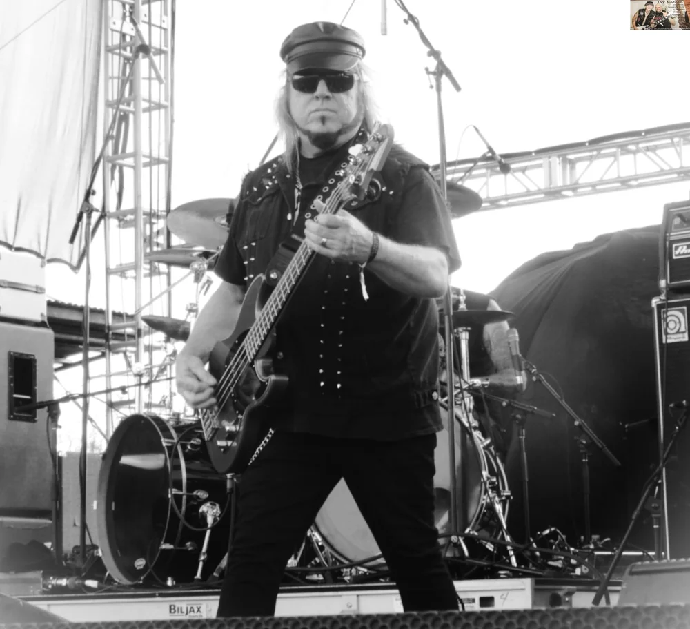  Original bassist Don Van Stavern lays down the low end. 