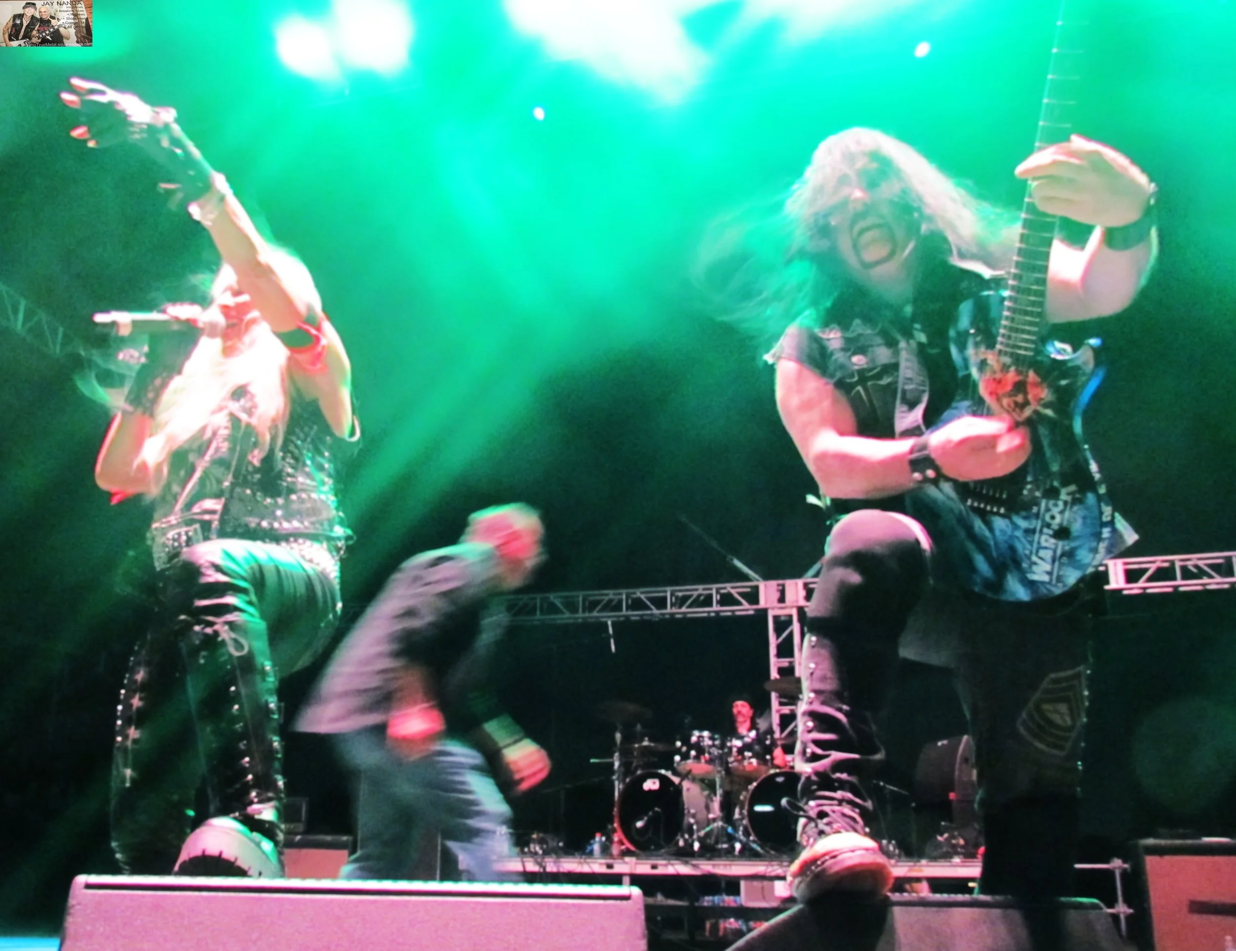  Pesch and her former Warlock guitarist Tommy Bolan jam on opener “Earthshaker Rock.” Bolan is also in the new supergroup NYC with recently-departed-from-Metal Church bassist Steve Unger and drummer Stet Howland.  