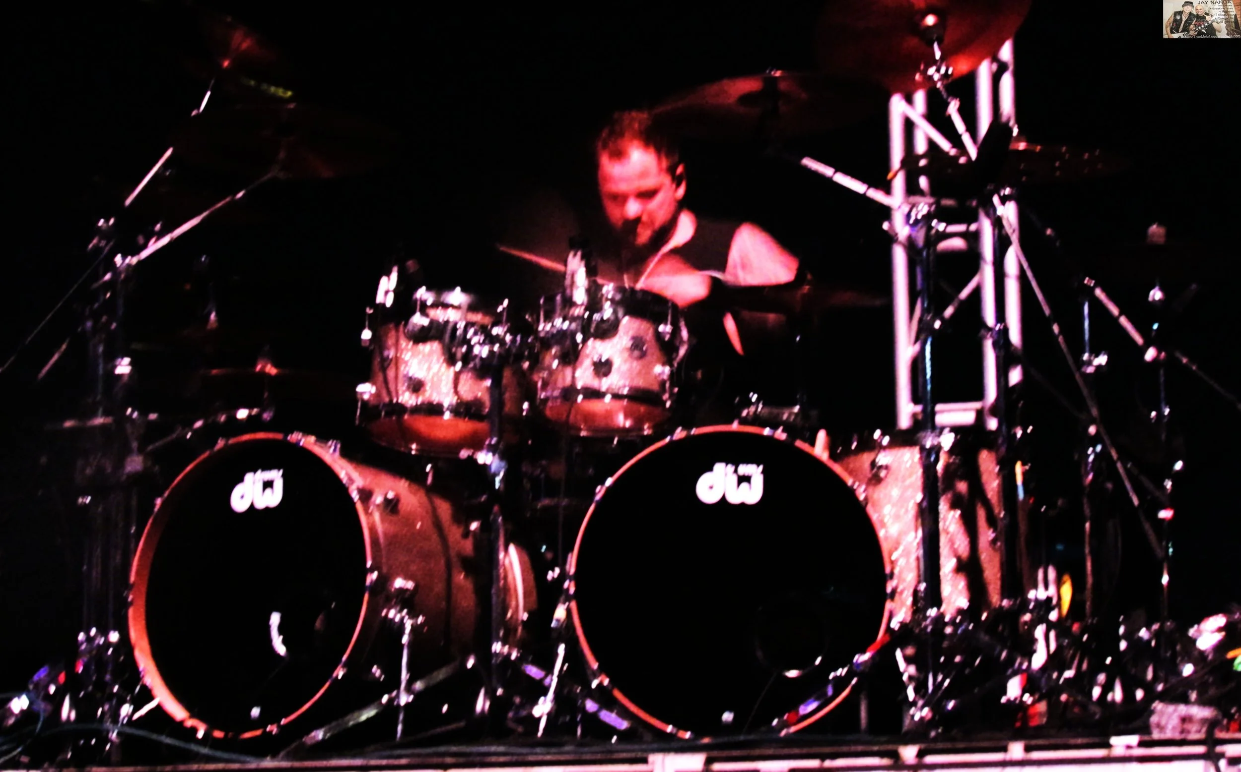  Sven Dirkschneider, Udo’s son, does his thing on the kit.  