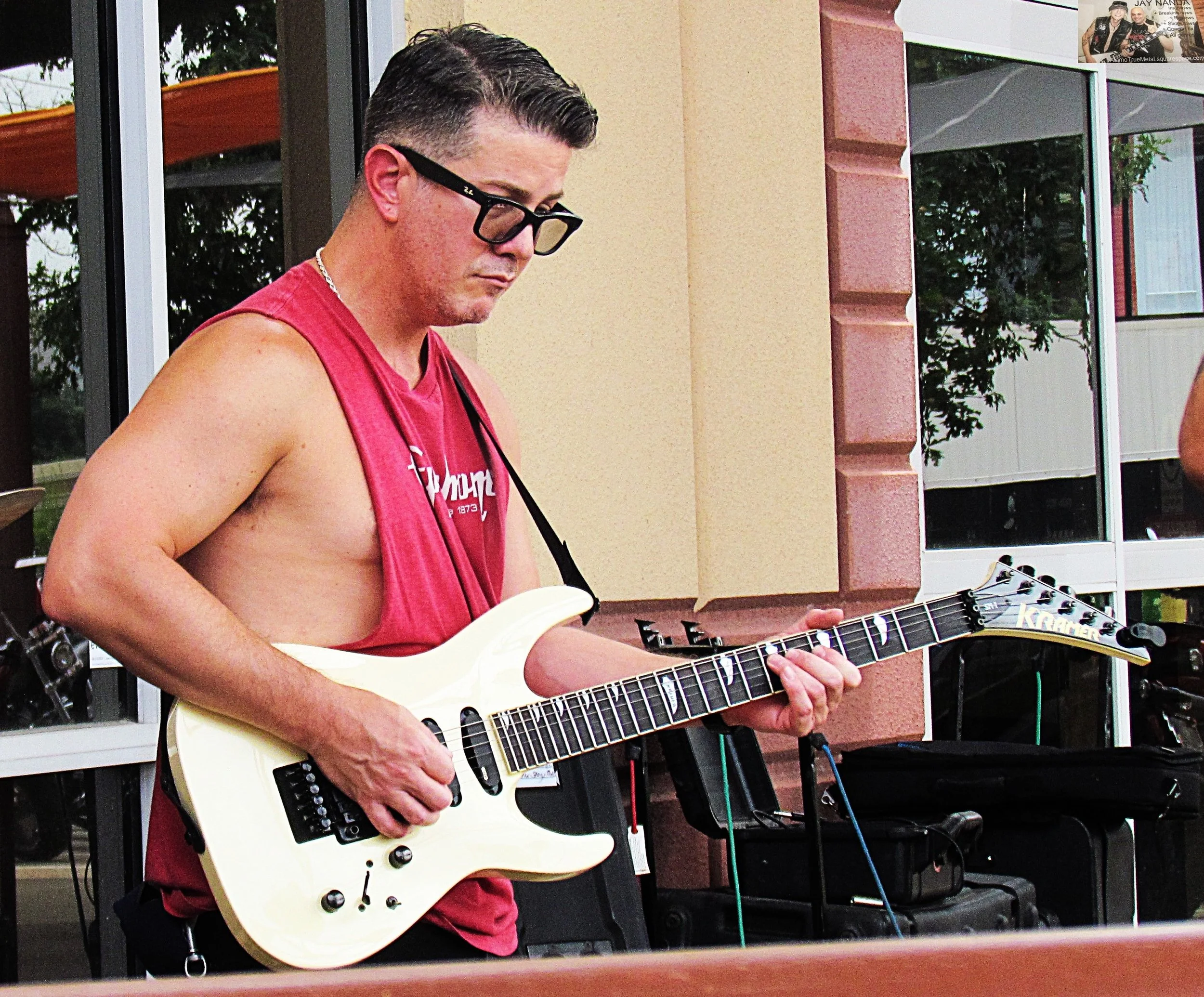  Maclovio Perez III was playing his final show with The Revival before moving to Miami to work for Gibson Guitars.  