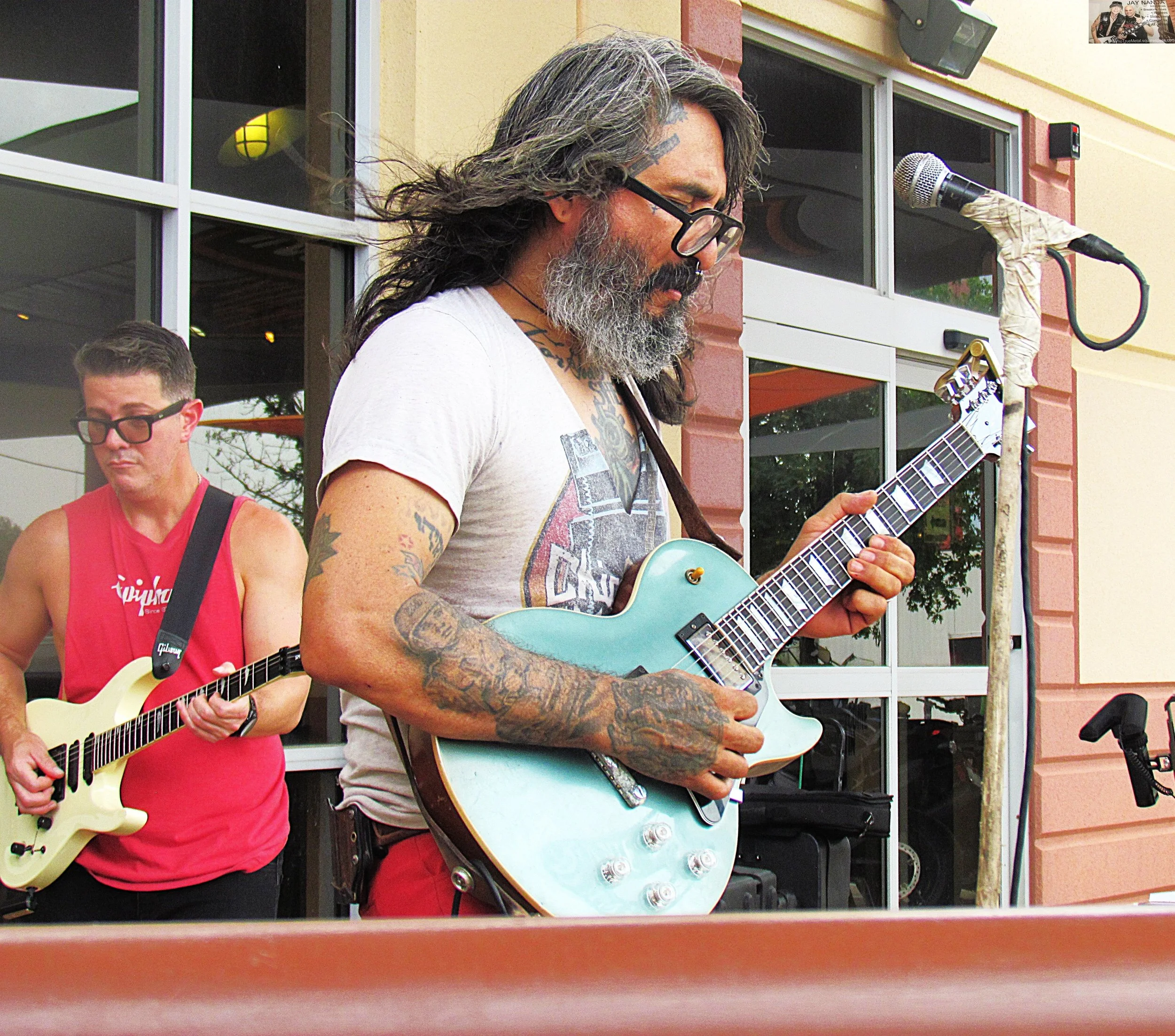  King played a mix of originals and covers during the three-hour set that included two breaks.  