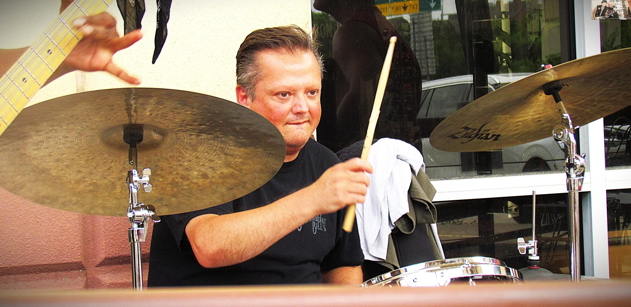  King’s cousin Tito provided the drum work.  