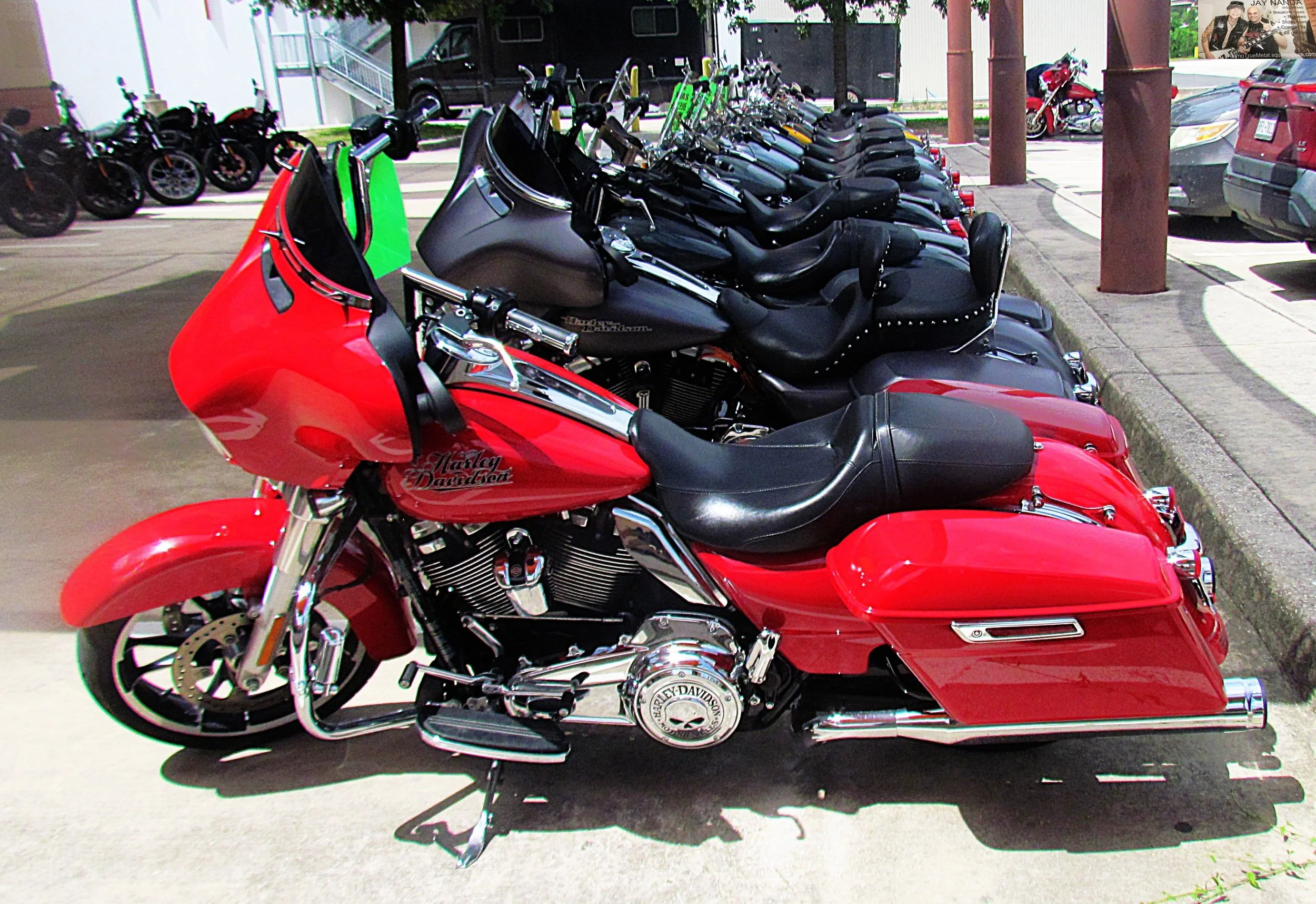  These bikes were not part of the contest but rather being sold with their price tags on display. 