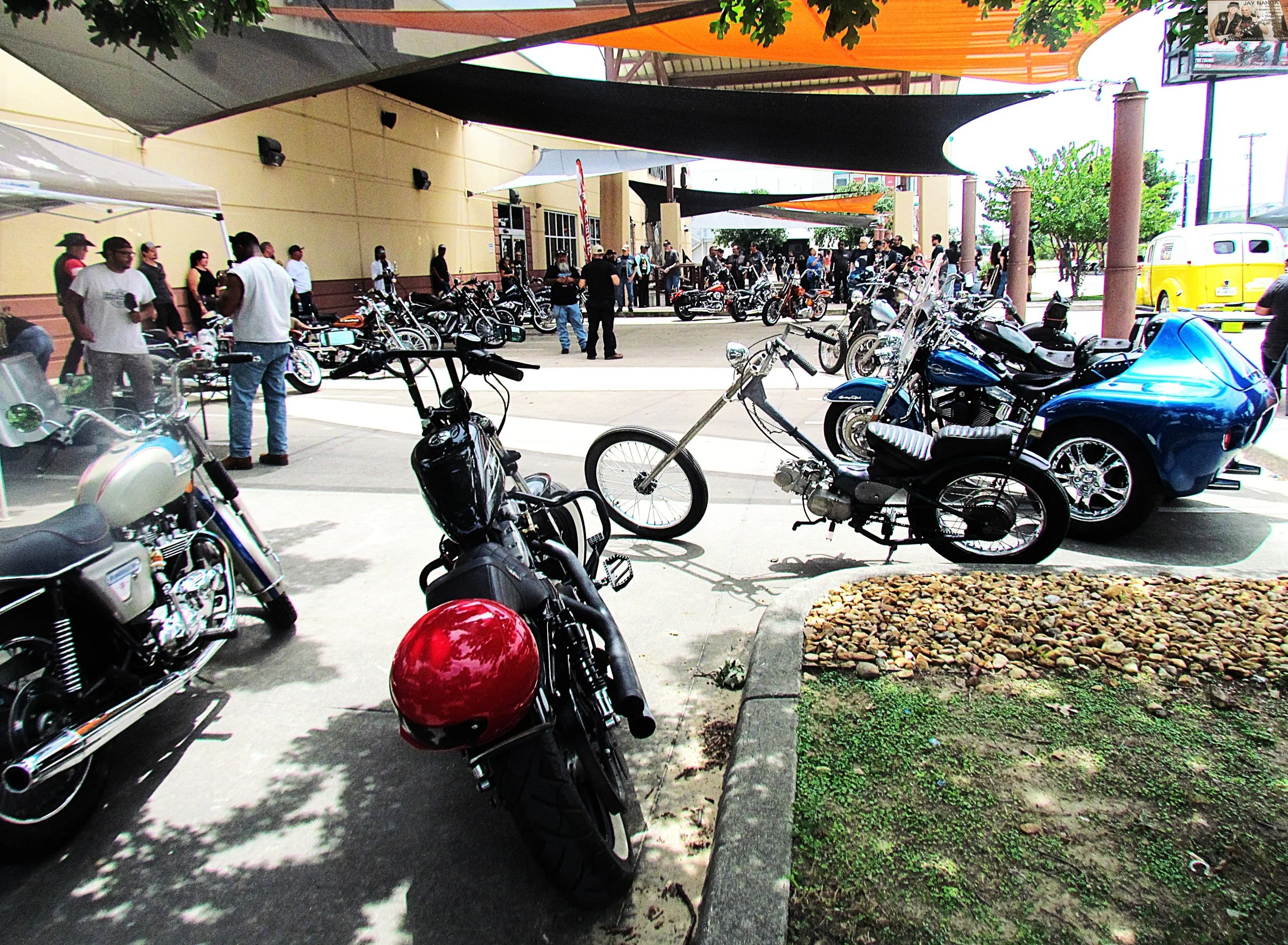  The plethora of motorcycles on hand decorated the facility unlike your average concert venue.  