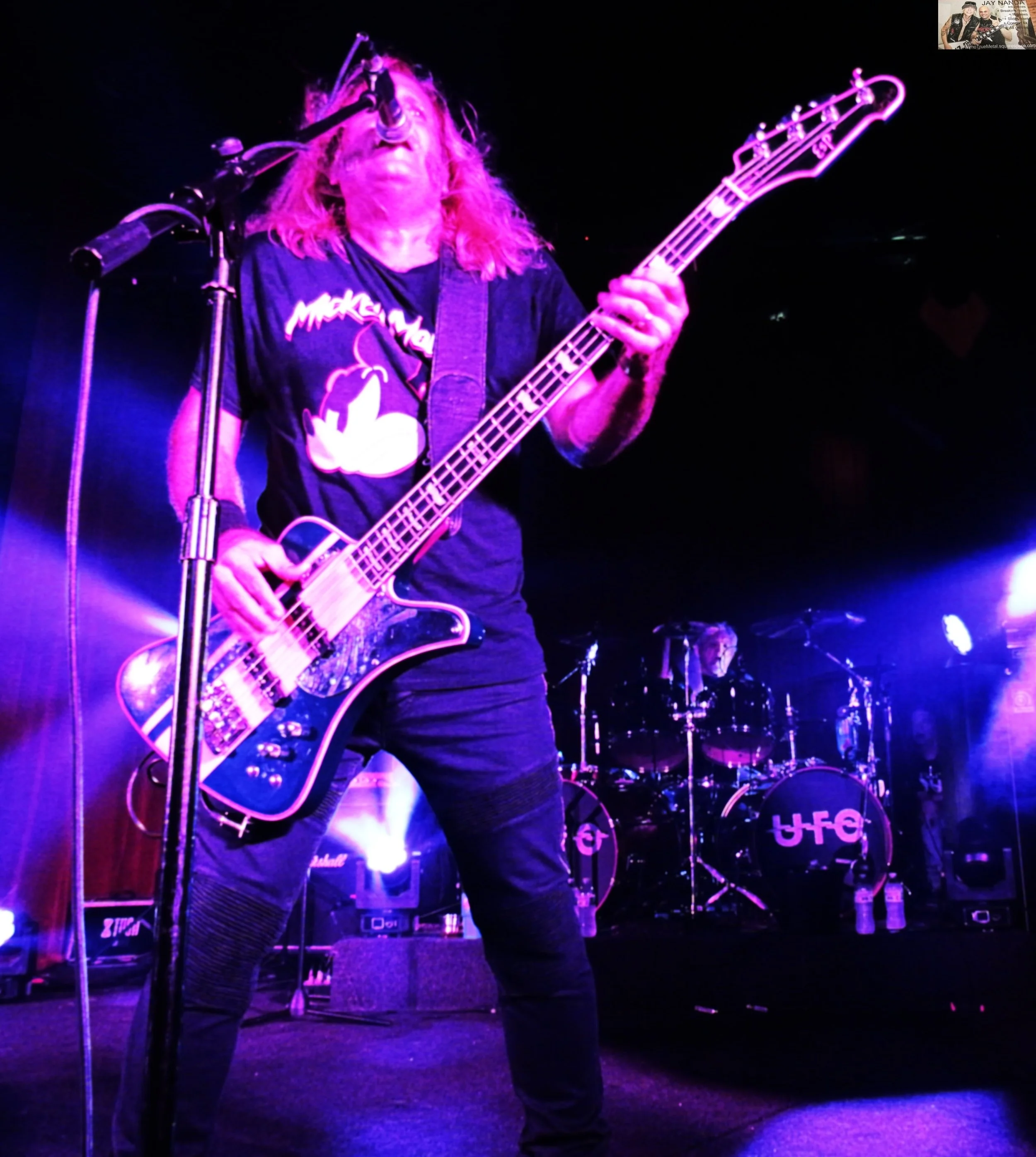  Sparks told ATM during the interview that he met Mogg and the late UFO bassist Pete Way in San Antonio while touring with Yngwie Malmsteen in 1995 during La Semana Alegre. 