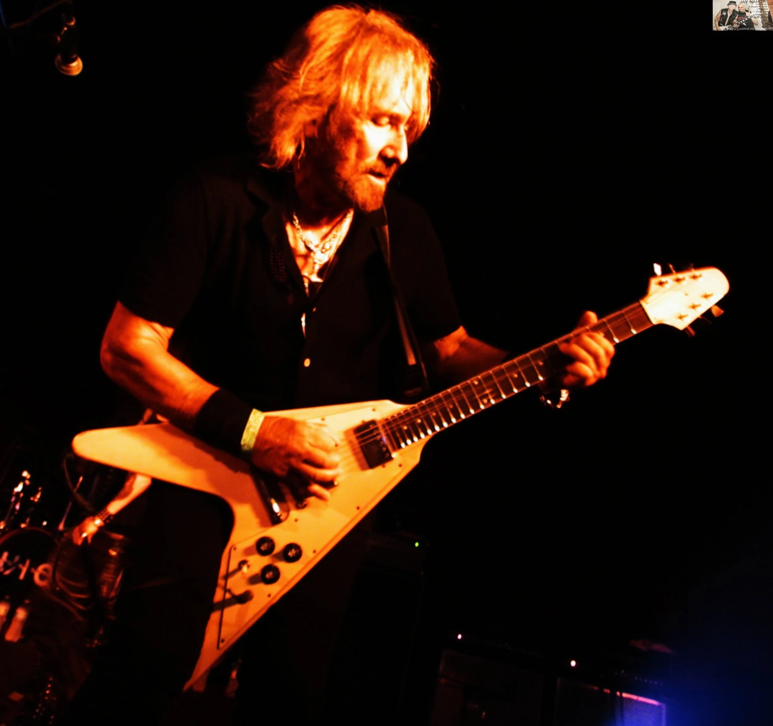  Adams’ original band Love And War opened for UFO three times, and that’s how he met Parker and got the ball rolling to form this formidable all-star band.  