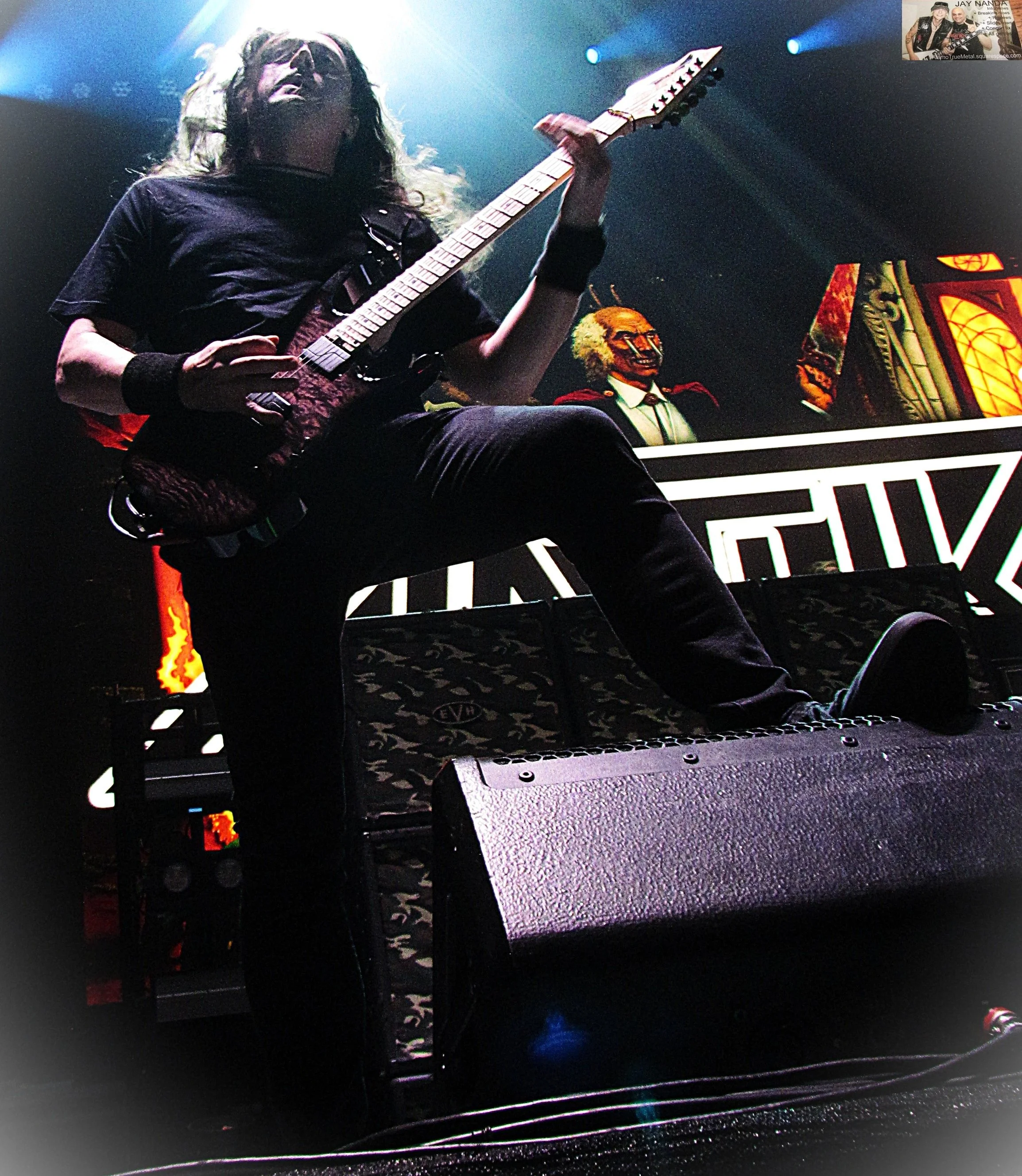 Donais replaced Rob Caggiano several years ago on lead guitar.  