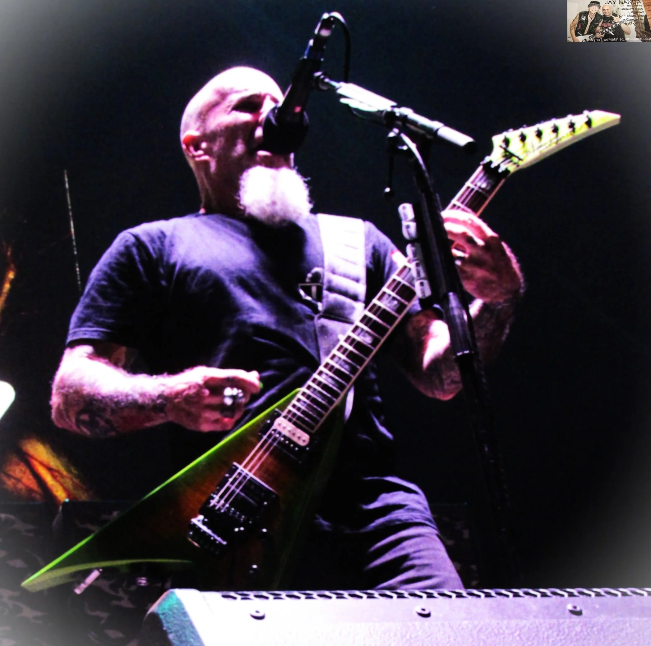  As one of the band’s co-founders, Ian is likely the only rhythm guitarist in any band who speaks to the crowd.  