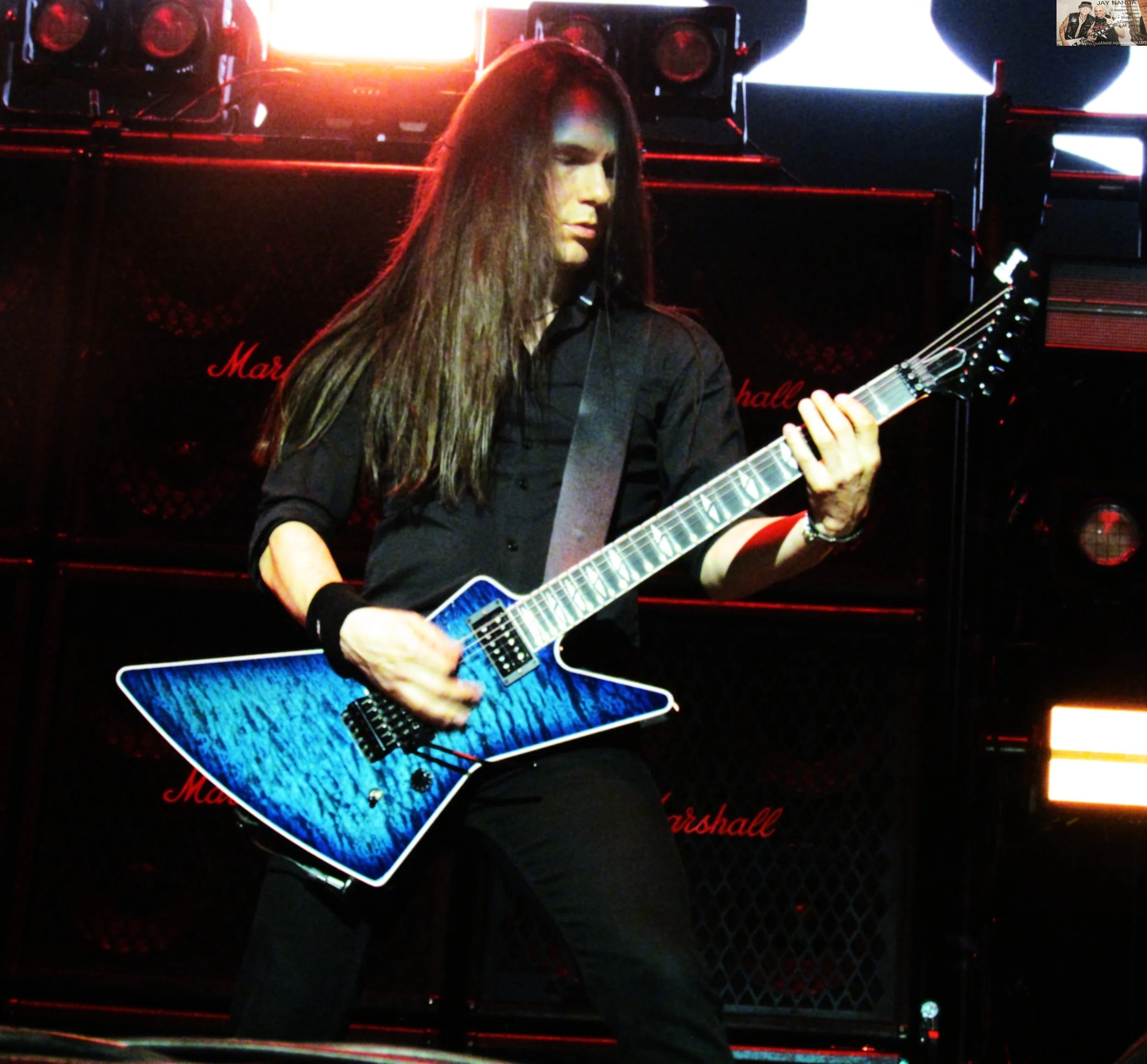  Teemu Mantysaari is the latest in a long line of lead guitarists playing alongside Mustaine.  