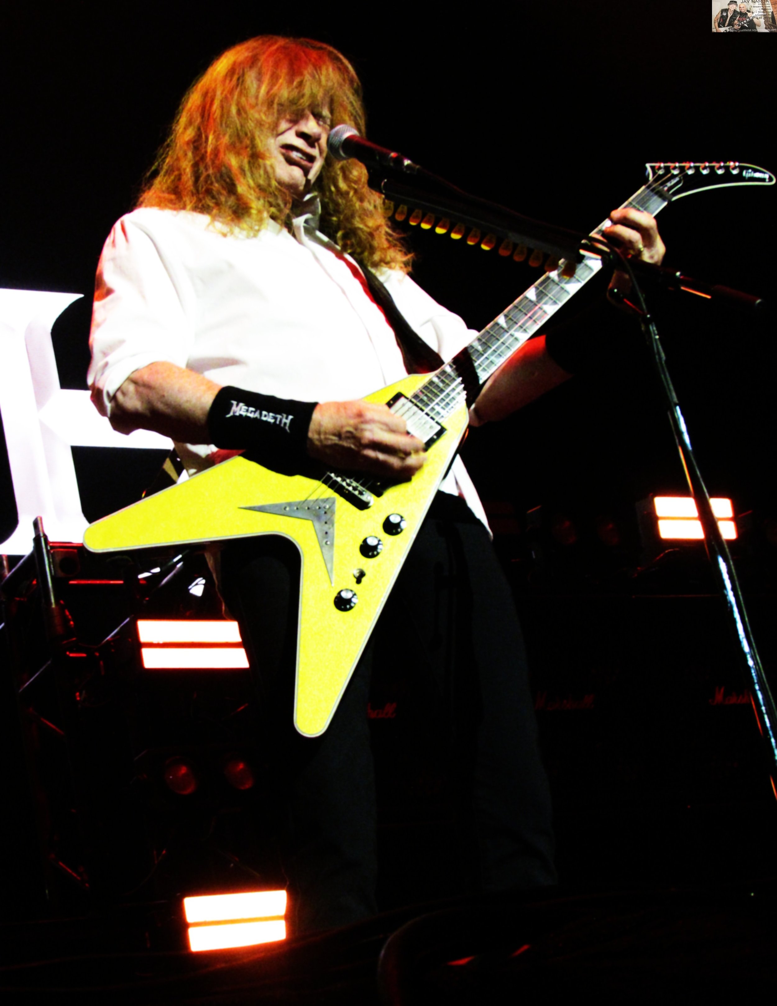  The leader of one of the Big 4 thrash bands has been the architect of Megadeth for 41 years.  
