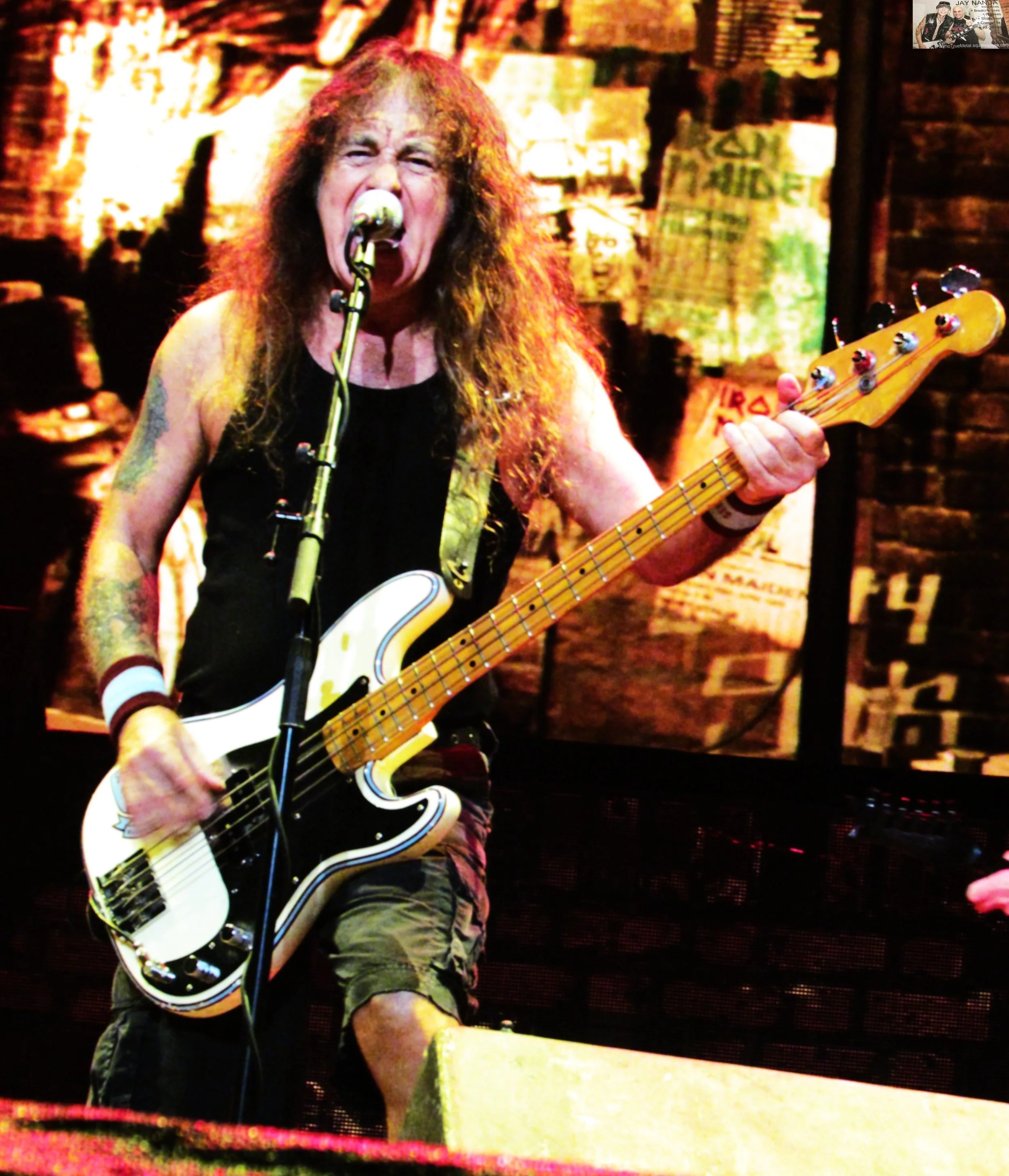  Steve Harris provides backup vocals on 1981 classic “Wrathchild.”  