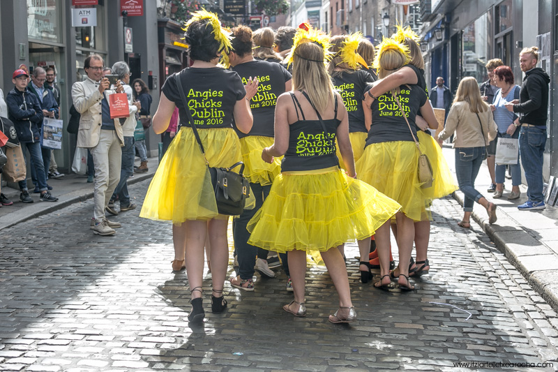 Angies chicks, Temple Bar Dublin, June 2016