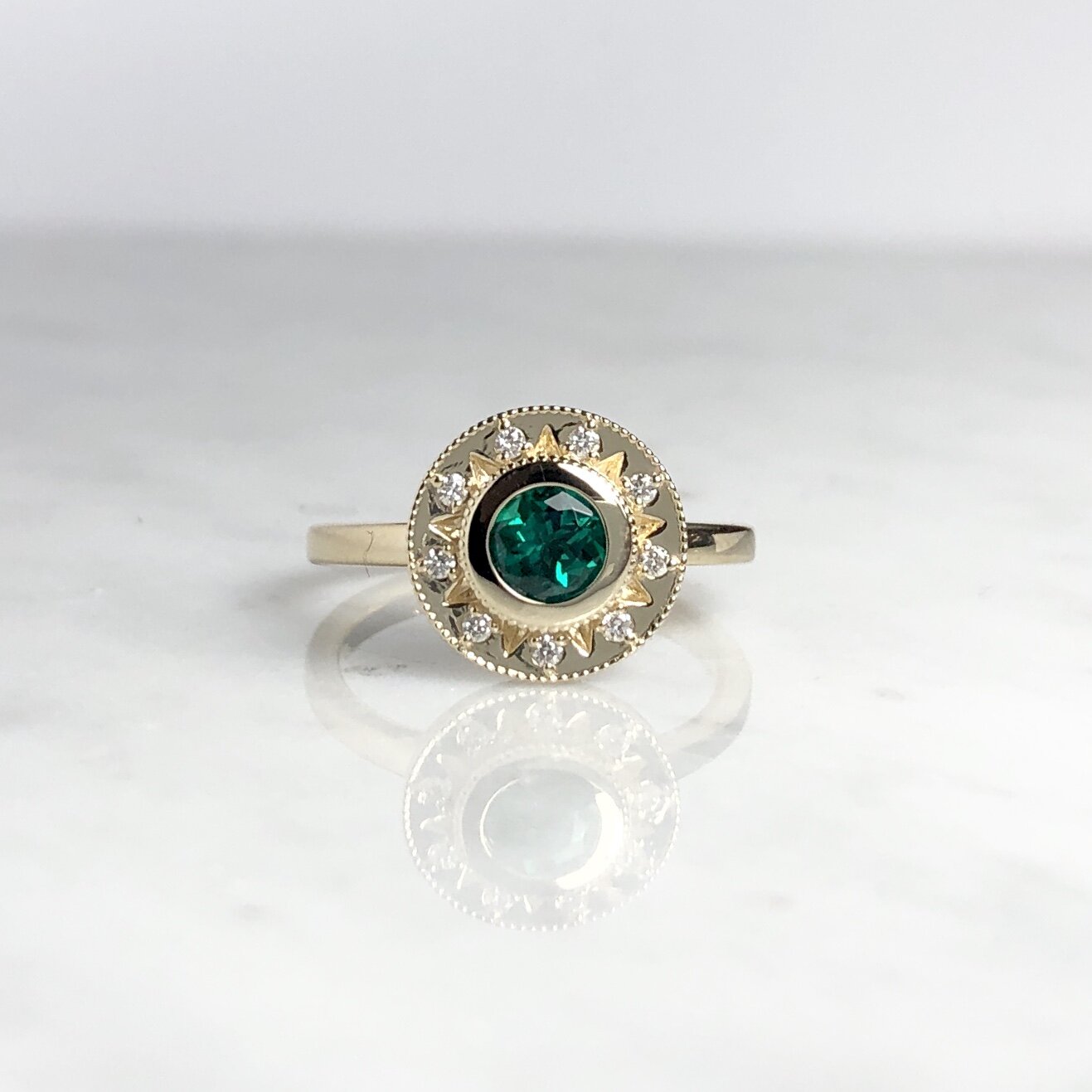 Custom Emerald Ring