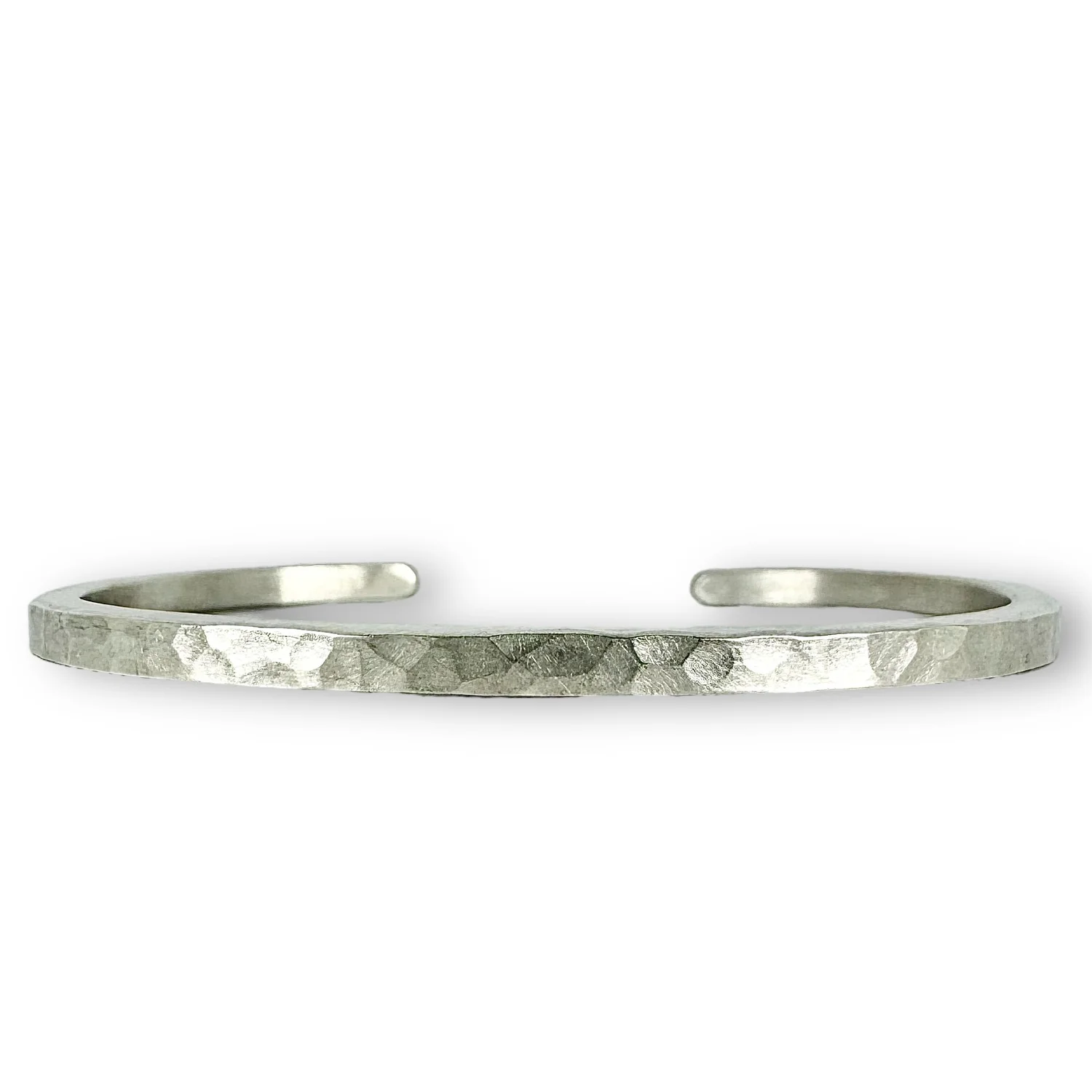 Hammered Silver Cuff — MADE Jewelry