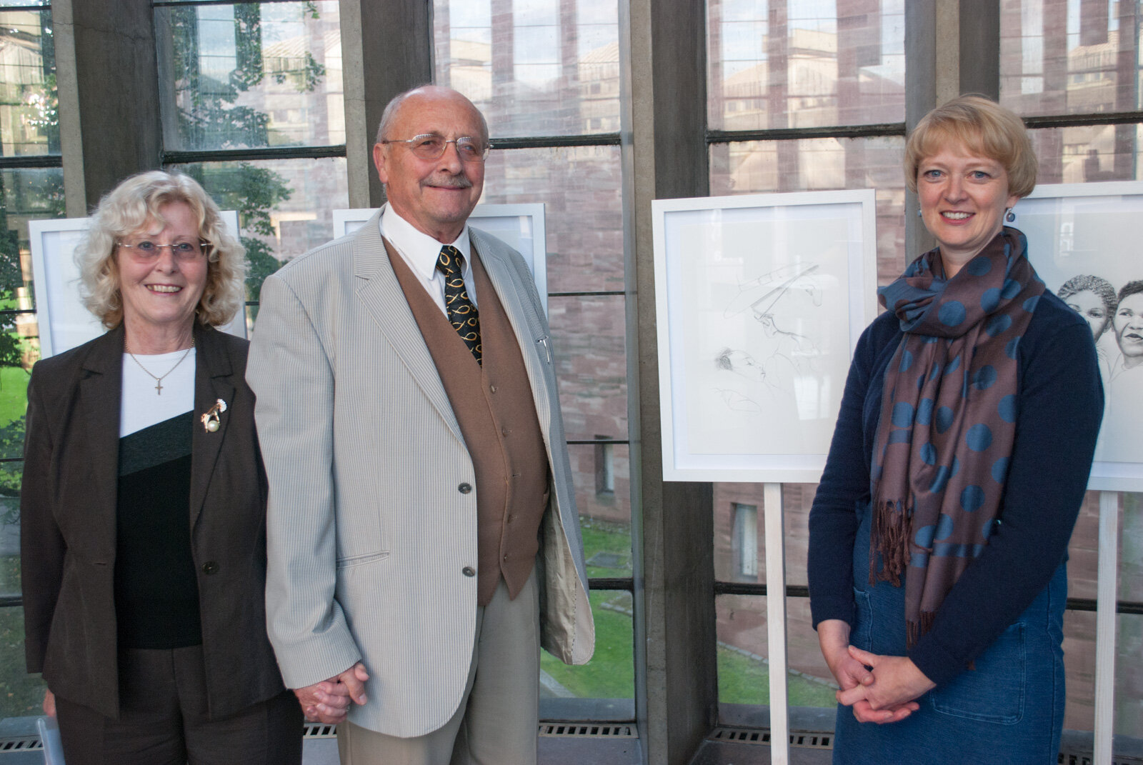 With Sue and Greg Sampson