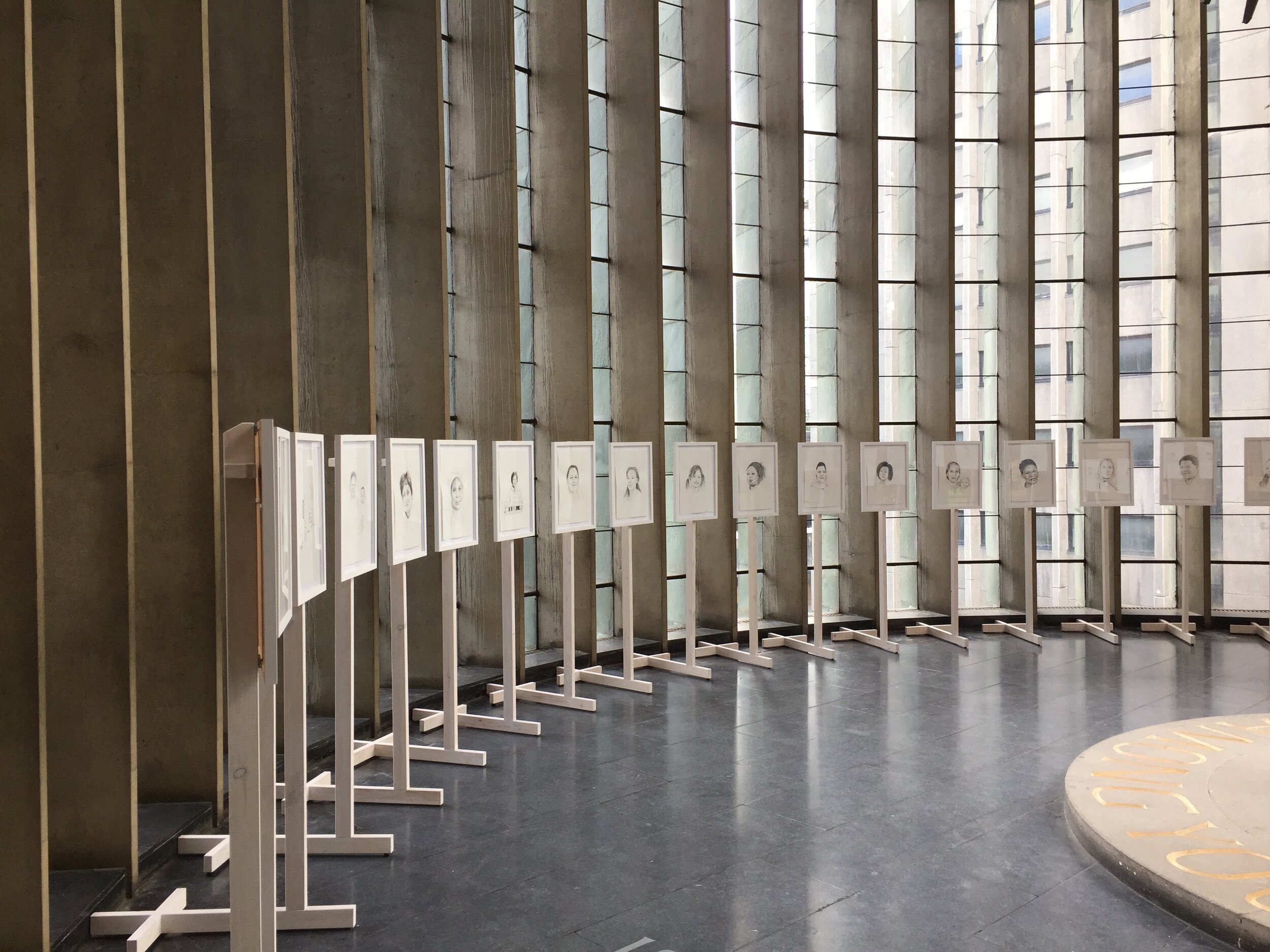 Exhibition of 42 drawings in Coventry Cathedral