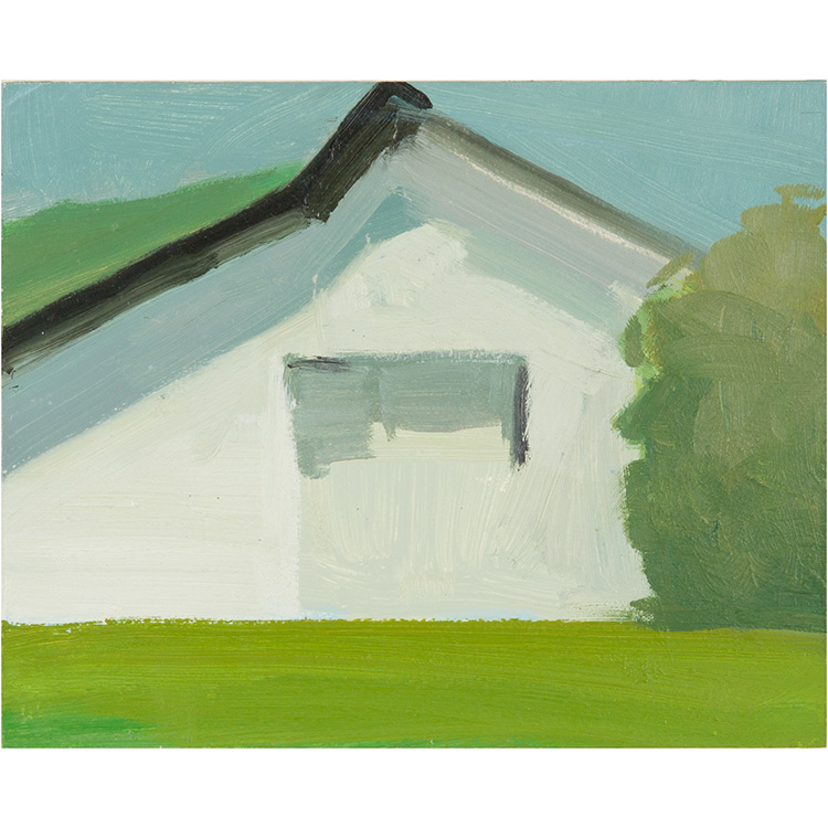  Barn VT 5" x &nbsp;6 1/8" &nbsp;oil on panel 2016 