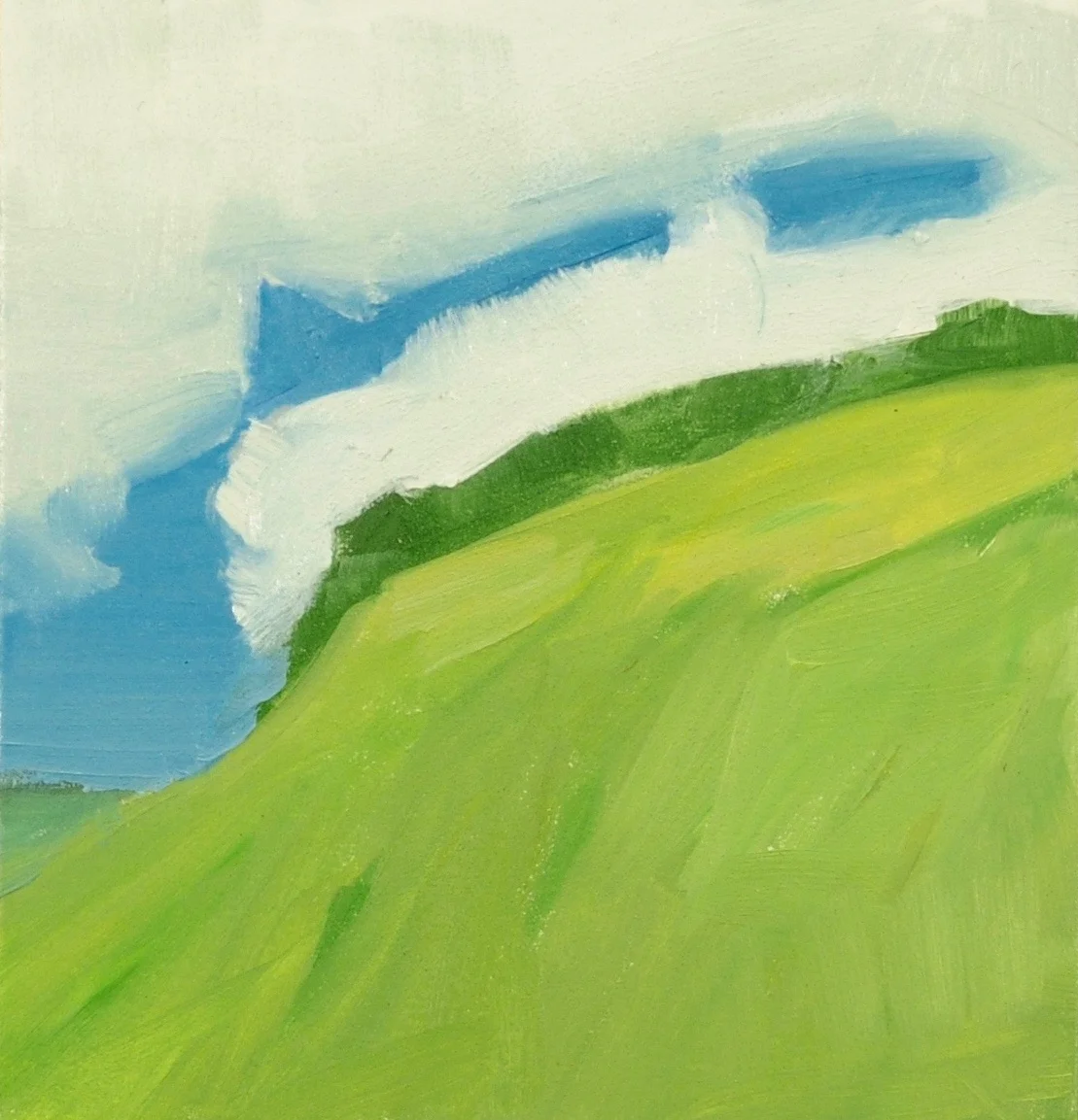 Landscape VT 5 1/8" x 5" oil on panel 2016