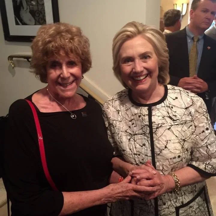 Bonnie Askowitz and Hillary Clinton