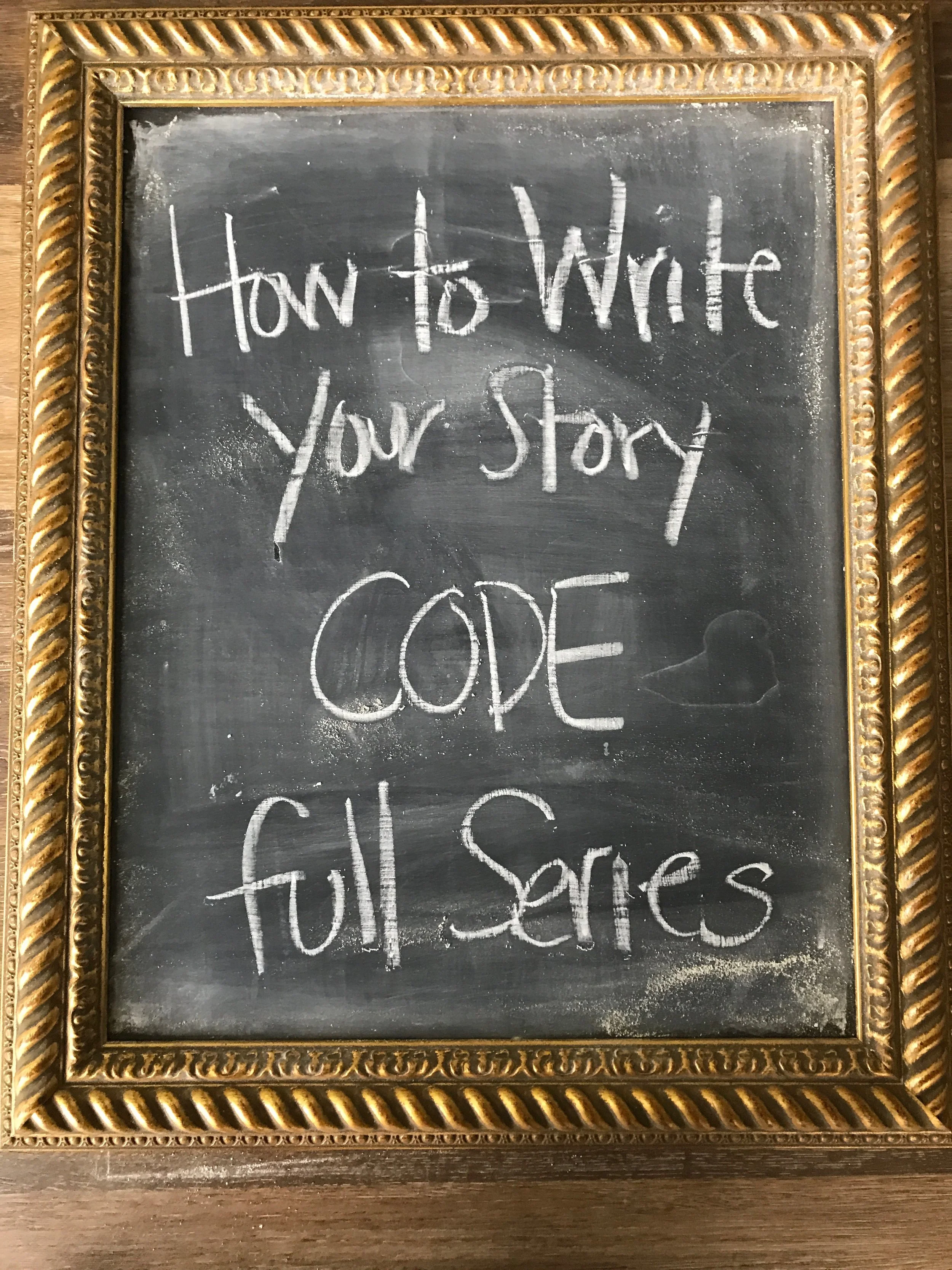 How to Write Your Story Full 3-part series 