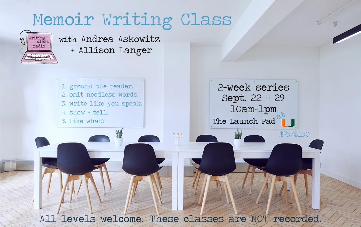 Writing Workshop             January 12, 2019 only