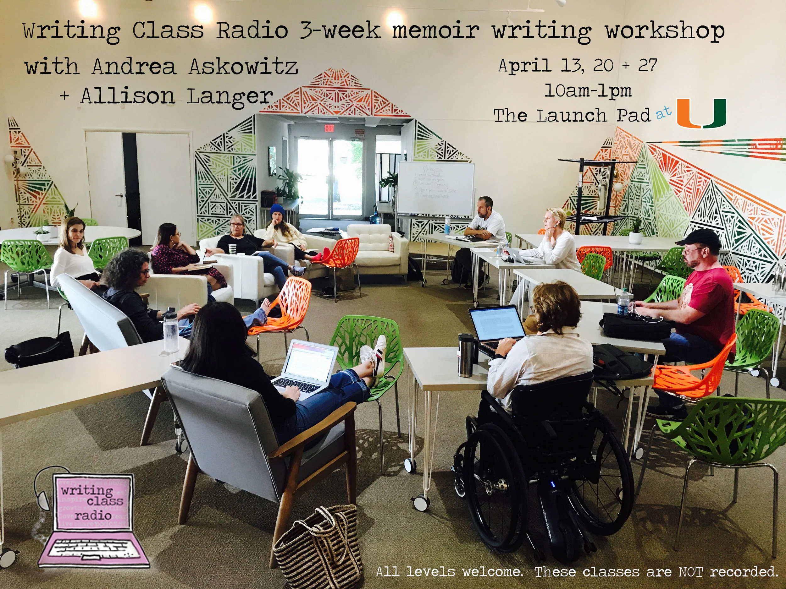 Writing Class Radio 3-Week Writing Workshops