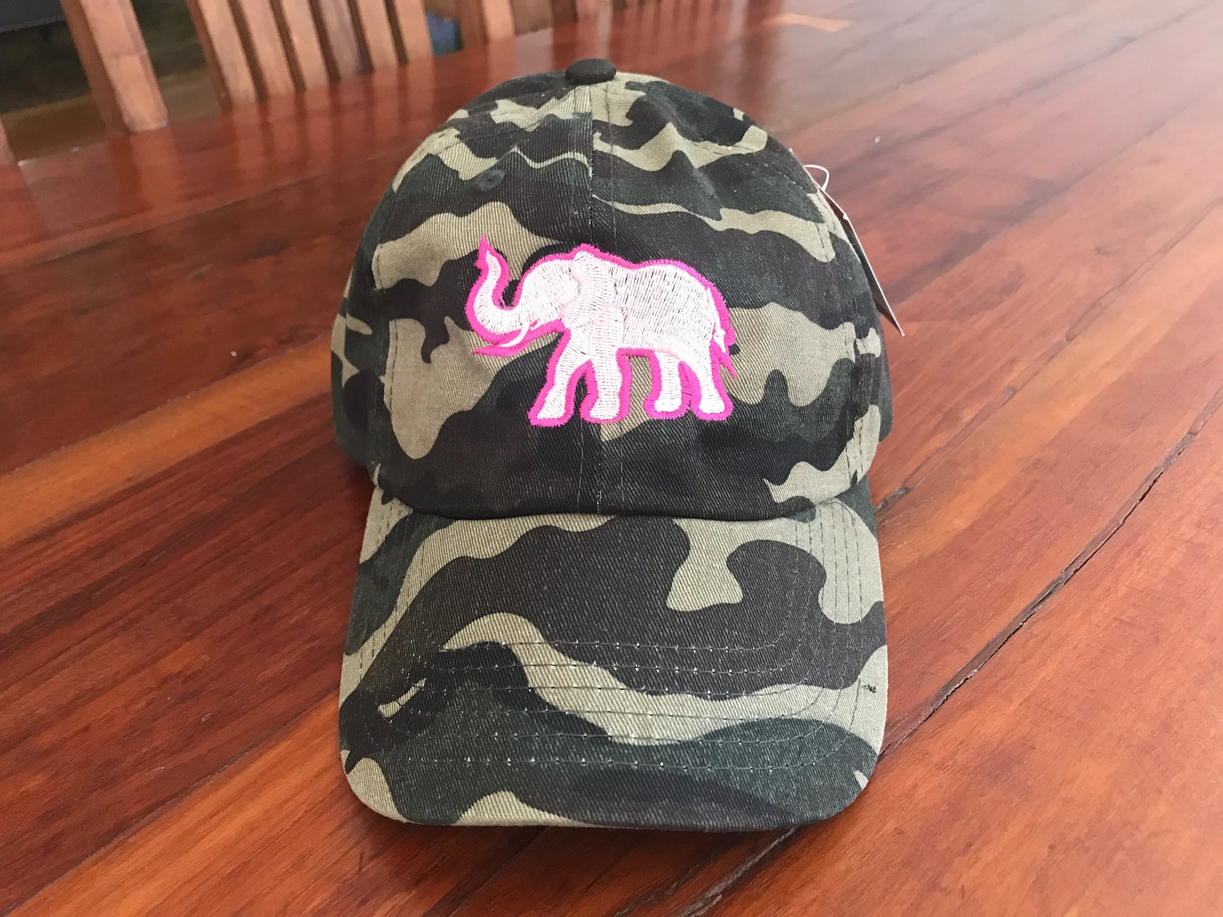 Camo-elephant hats (group of 4)